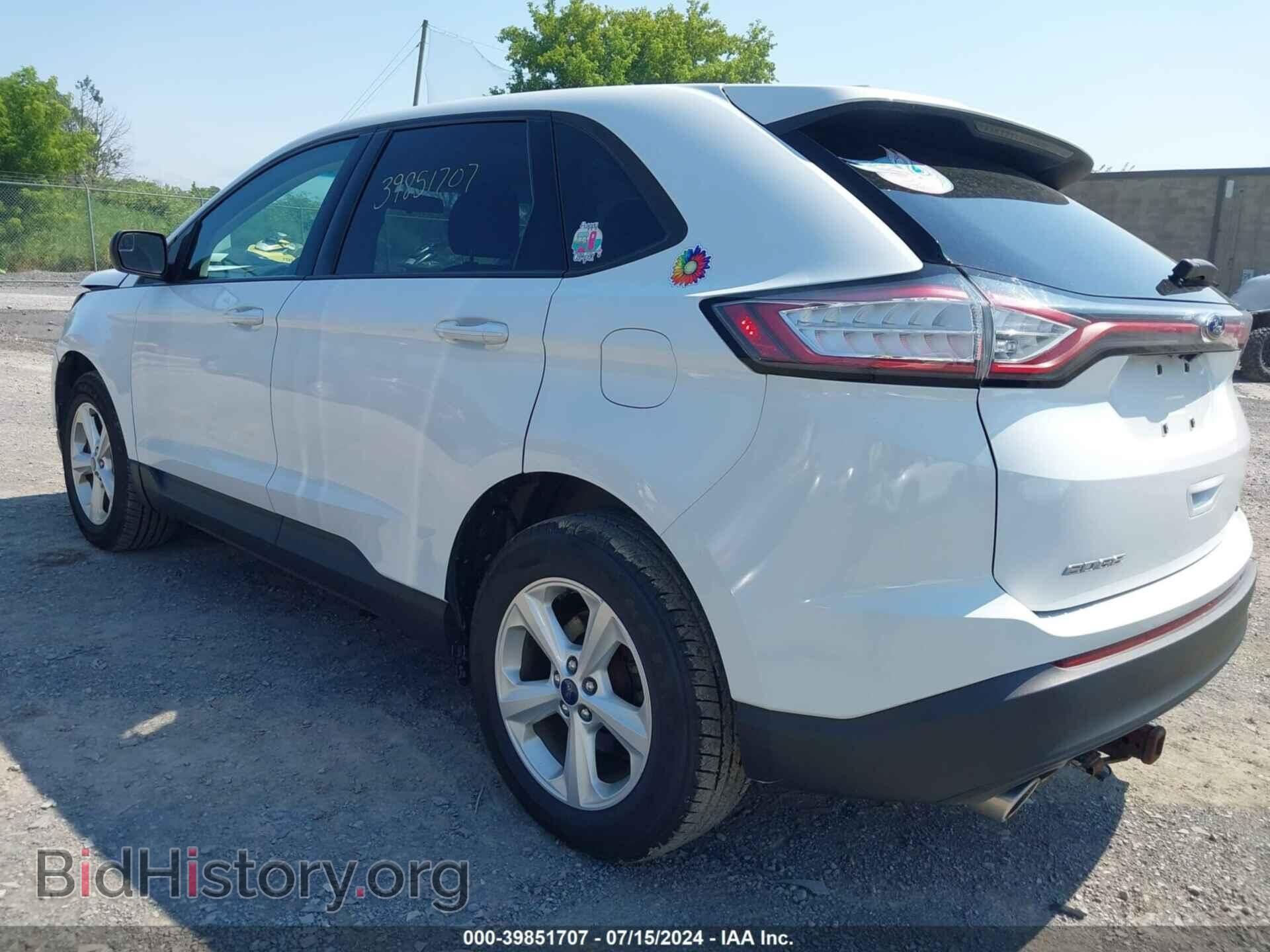 2015 FORD EDGE - VIN: 2FMTK4G87FBB84768 - Фото 3