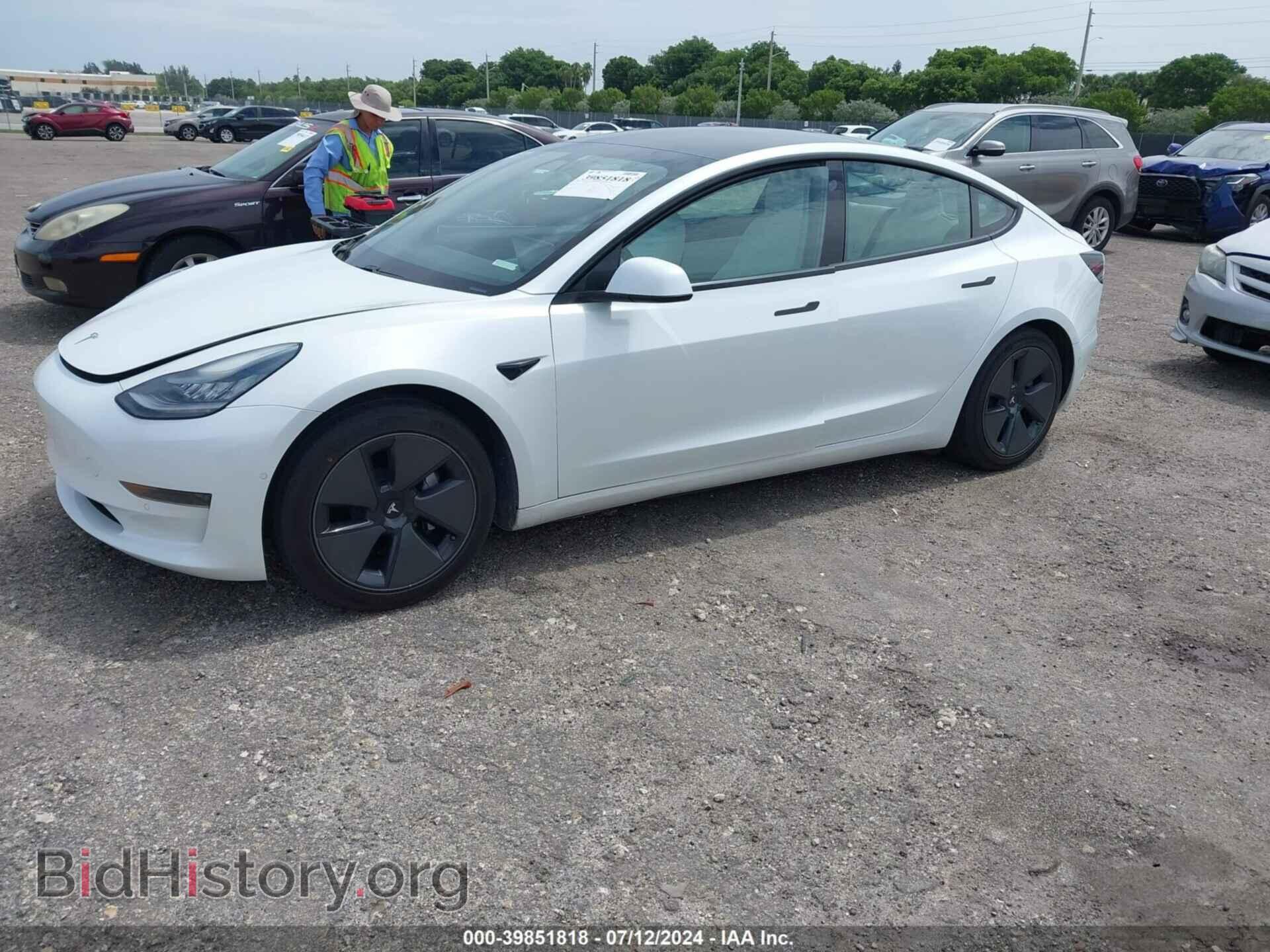 2021 TESLA MODEL 3 - VIN: 5YJ3E1EA2MF857403 - Фото 2