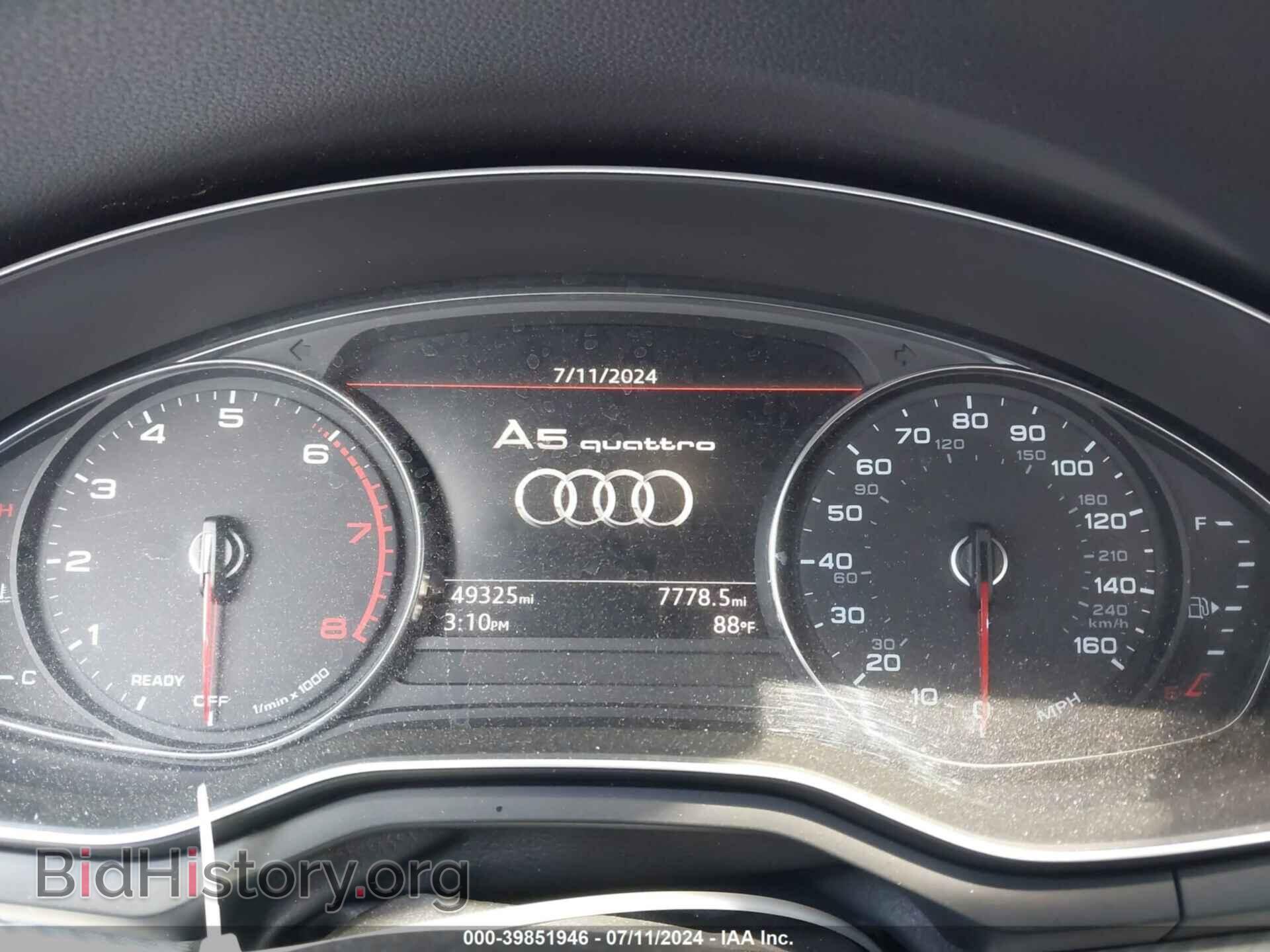 2019 AUDI A5 - VIN: WAUSNAF50KA057974 - Фото 7