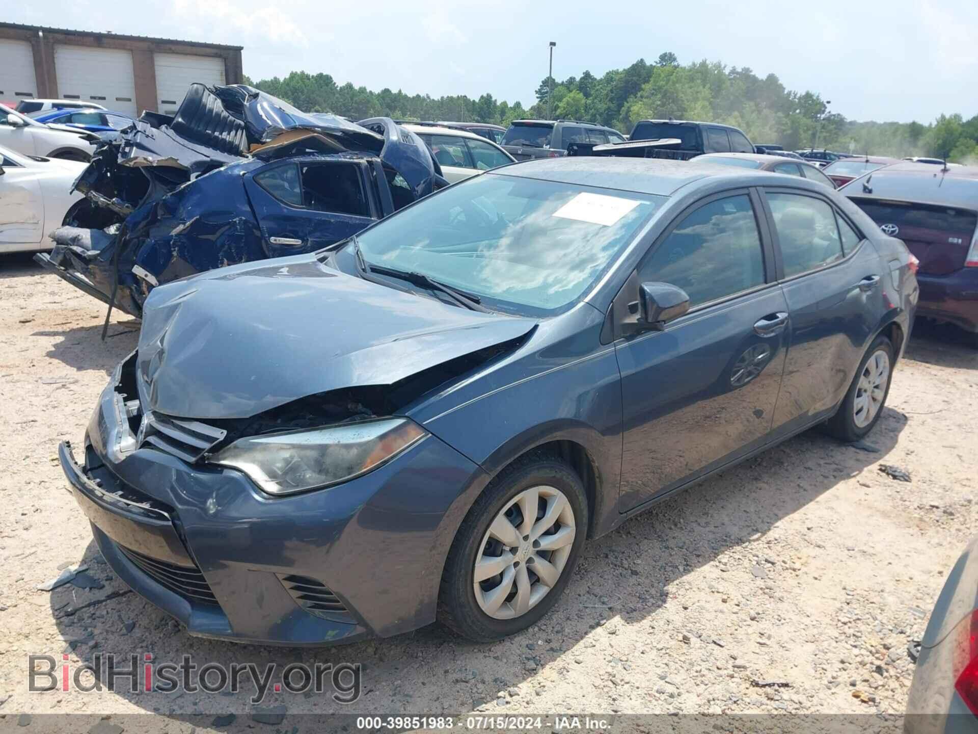 2015 TOYOTA COROLLA - VIN: 2T1BURHE2FC271870 - Фото 2