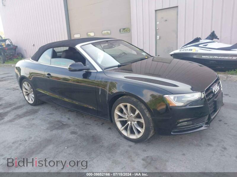 2013 Audi A5 2.0T Premium (VIN WAUCFAFH8DN000817) — photo 1 of 12, IAAI, damage: left side