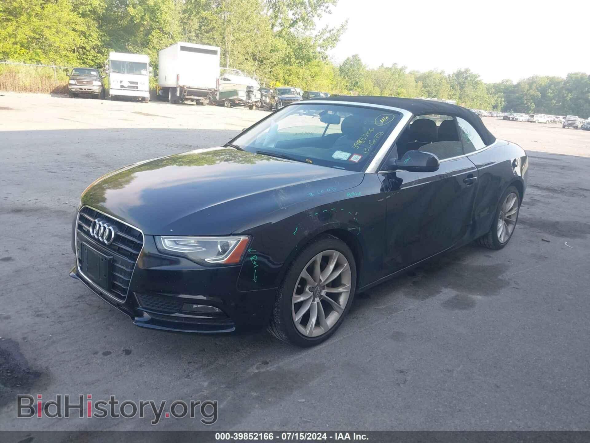 2013 AUDI A5 - VIN: WAUCFAFH8DN000817 - Фото 2