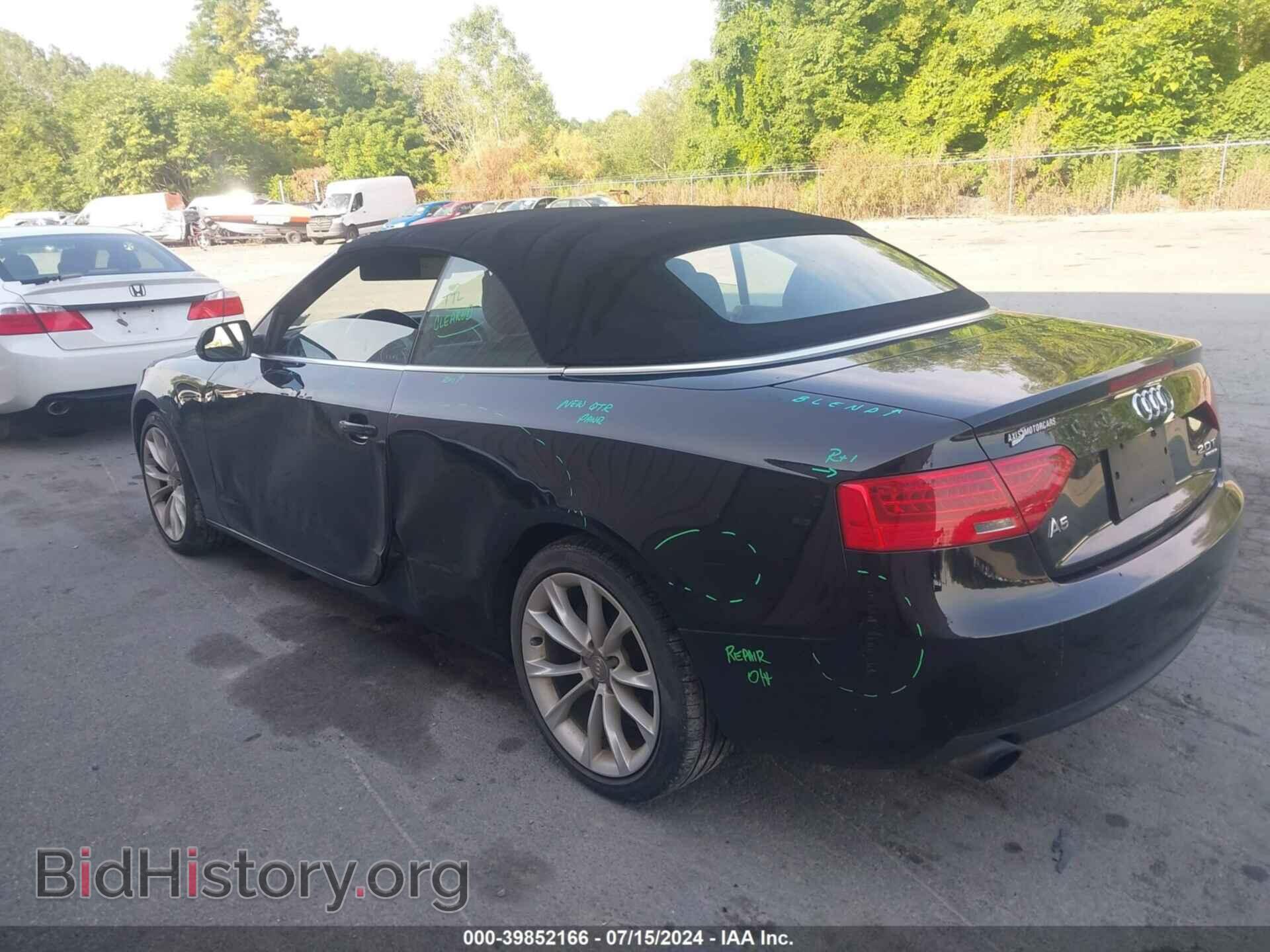 2013 AUDI A5 - VIN: WAUCFAFH8DN000817 - Фото 3