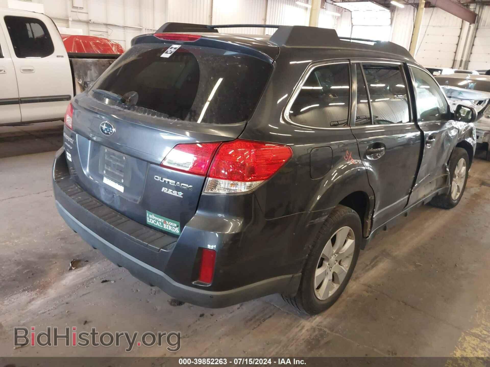 2012 SUBARU OUTBACK - VIN: 4S4BRBGC9C3259501 - Фото 4