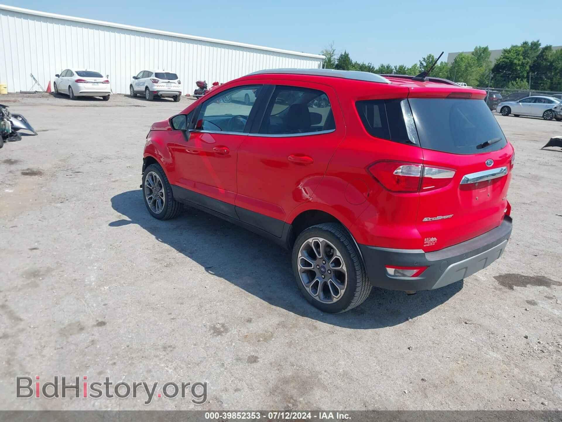 2020 FORD ECOSPORT - VIN: MAJ6S3KL5LC363609 - Фото 3