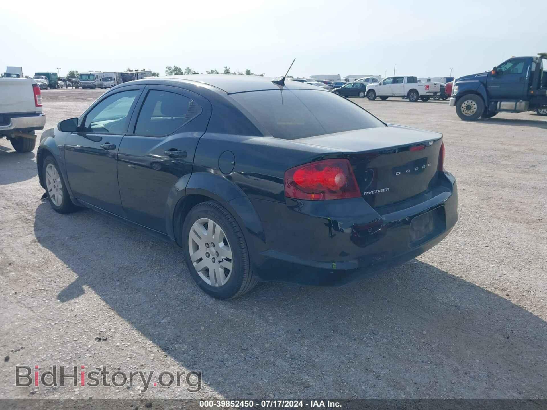 2014 DODGE AVENGER - VIN: 1C3CDZAB4EN235215 - Фото 3