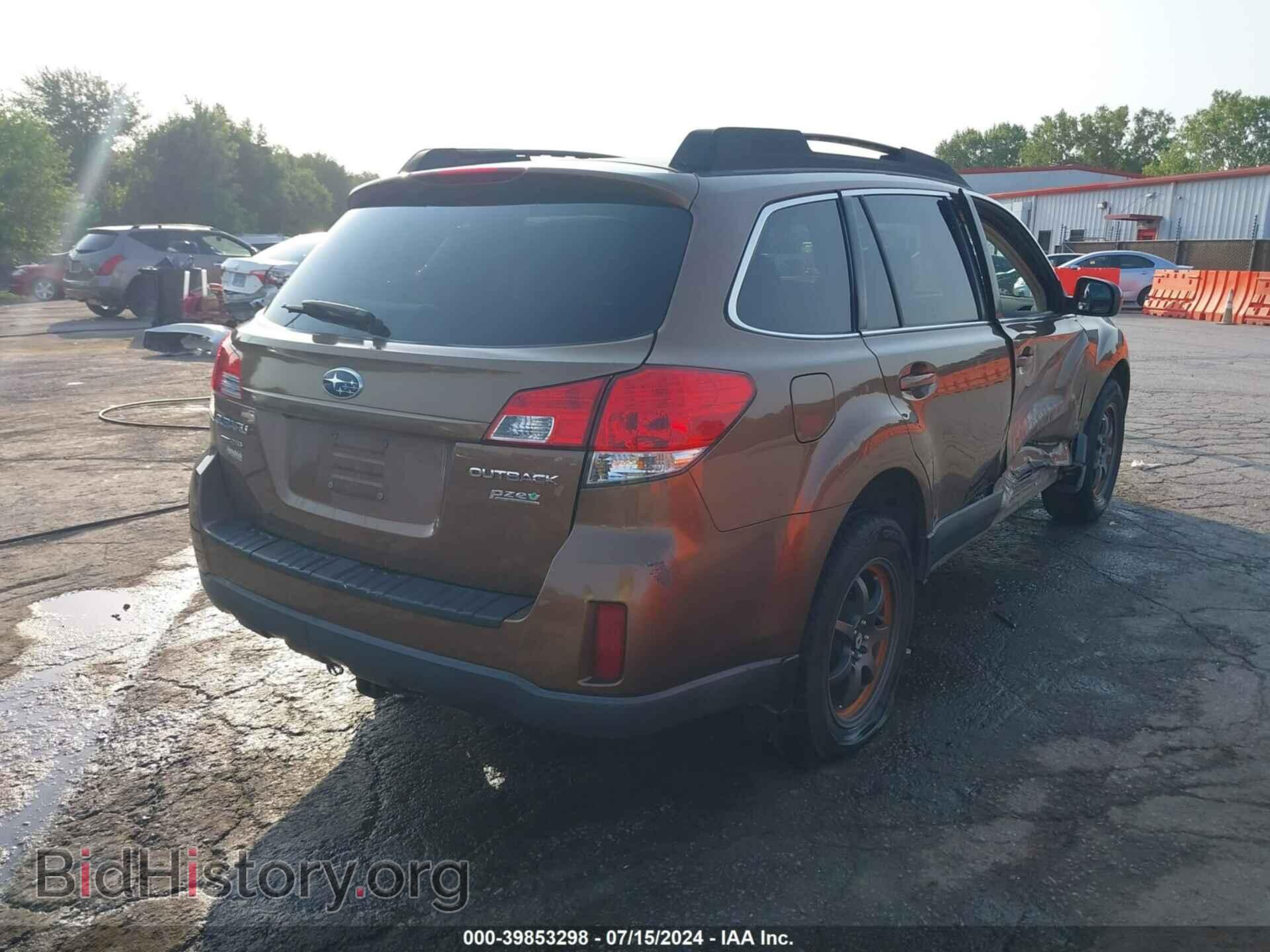2011 SUBARU OUTBACK - VIN: 4S4BRBGC8B3392829 - Фото 4
