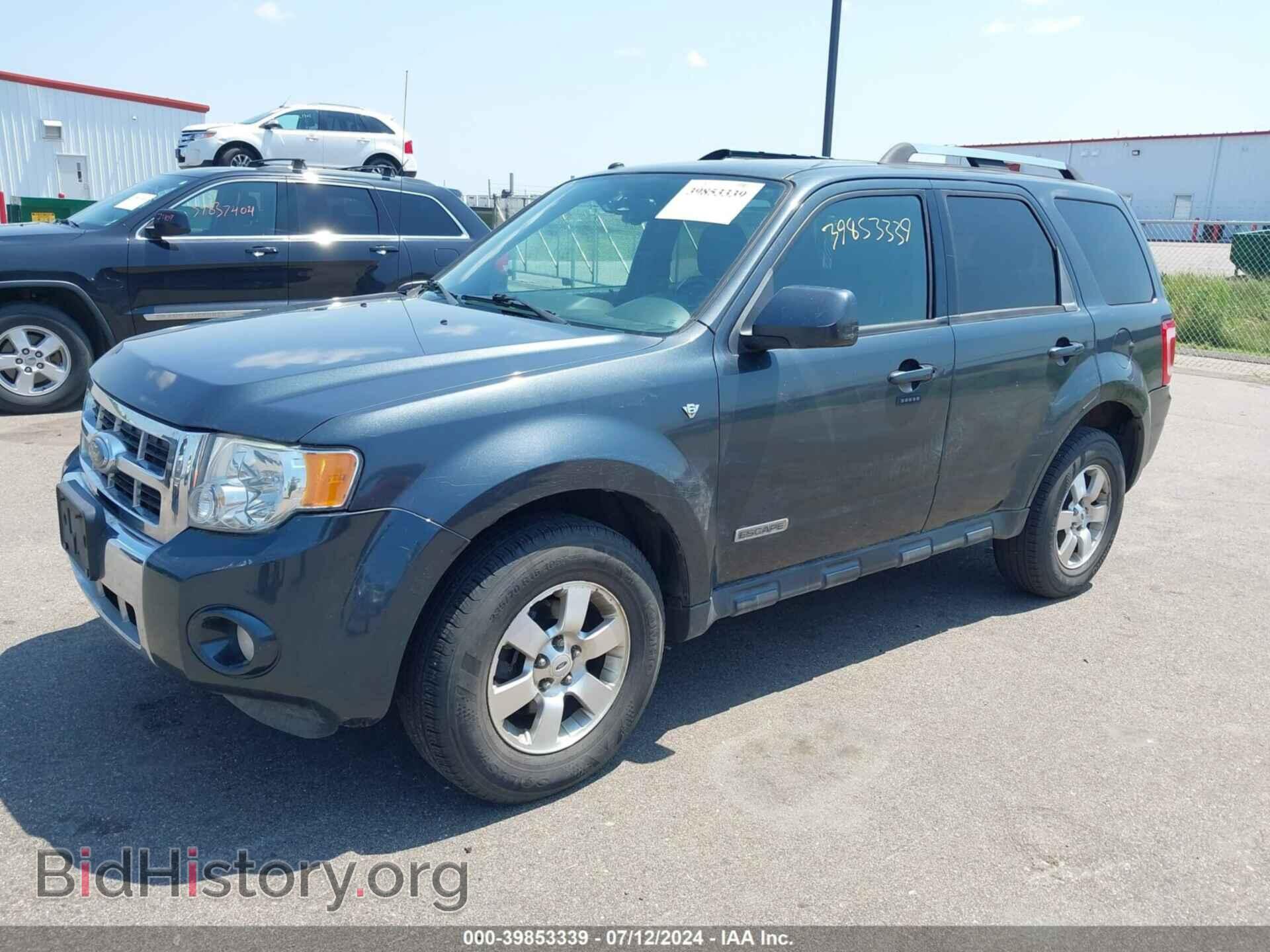2008 FORD ESCAPE - VIN: 1FMCU94108KA96703 - Фото 2