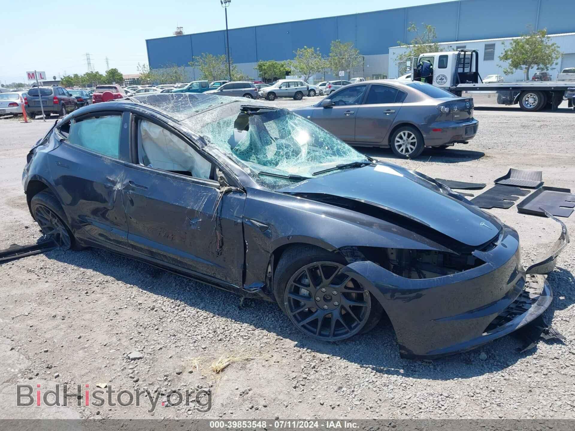 Photo 5YJ3E1EB7RF729092 - TESLA MODEL 3 2024