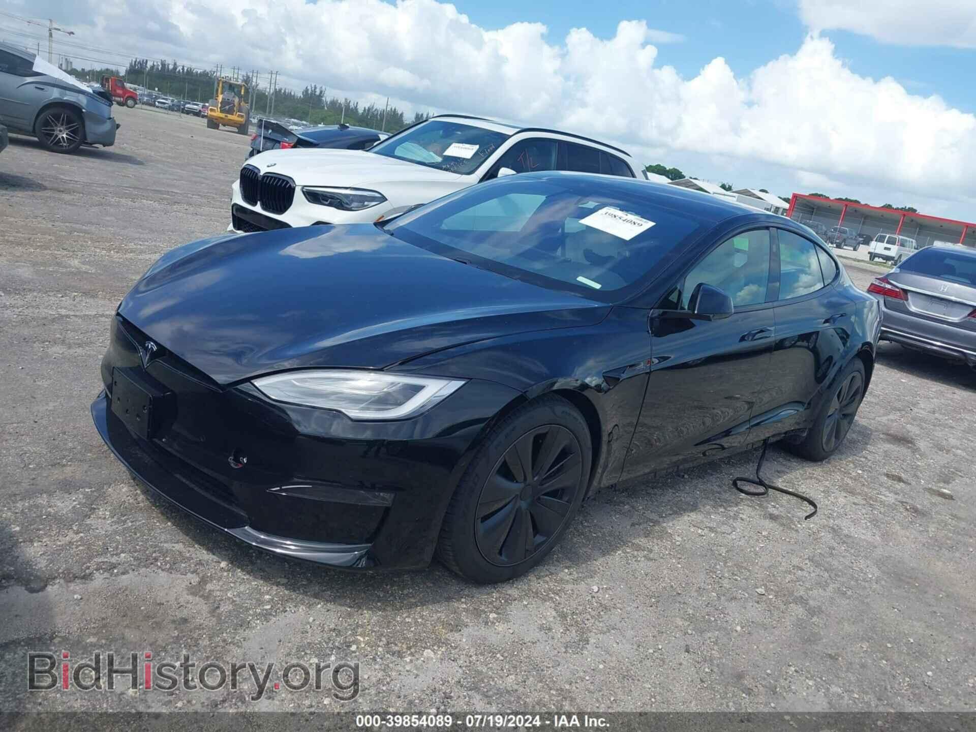 2021 TESLA MODEL S - VIN: 5YJSA1E57MF454222 - Фото 2