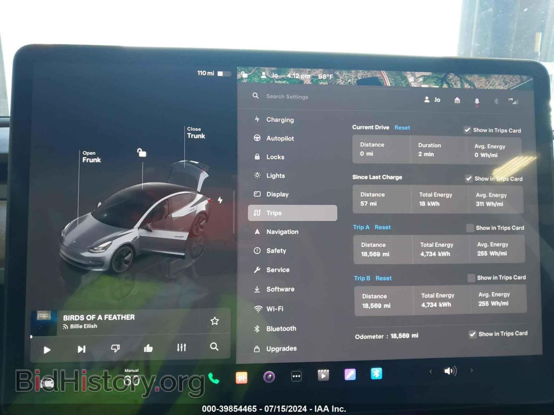 2022 TESLA MODEL 3 - VIN: 5YJ3E1EA9NF315734 - Фото 7