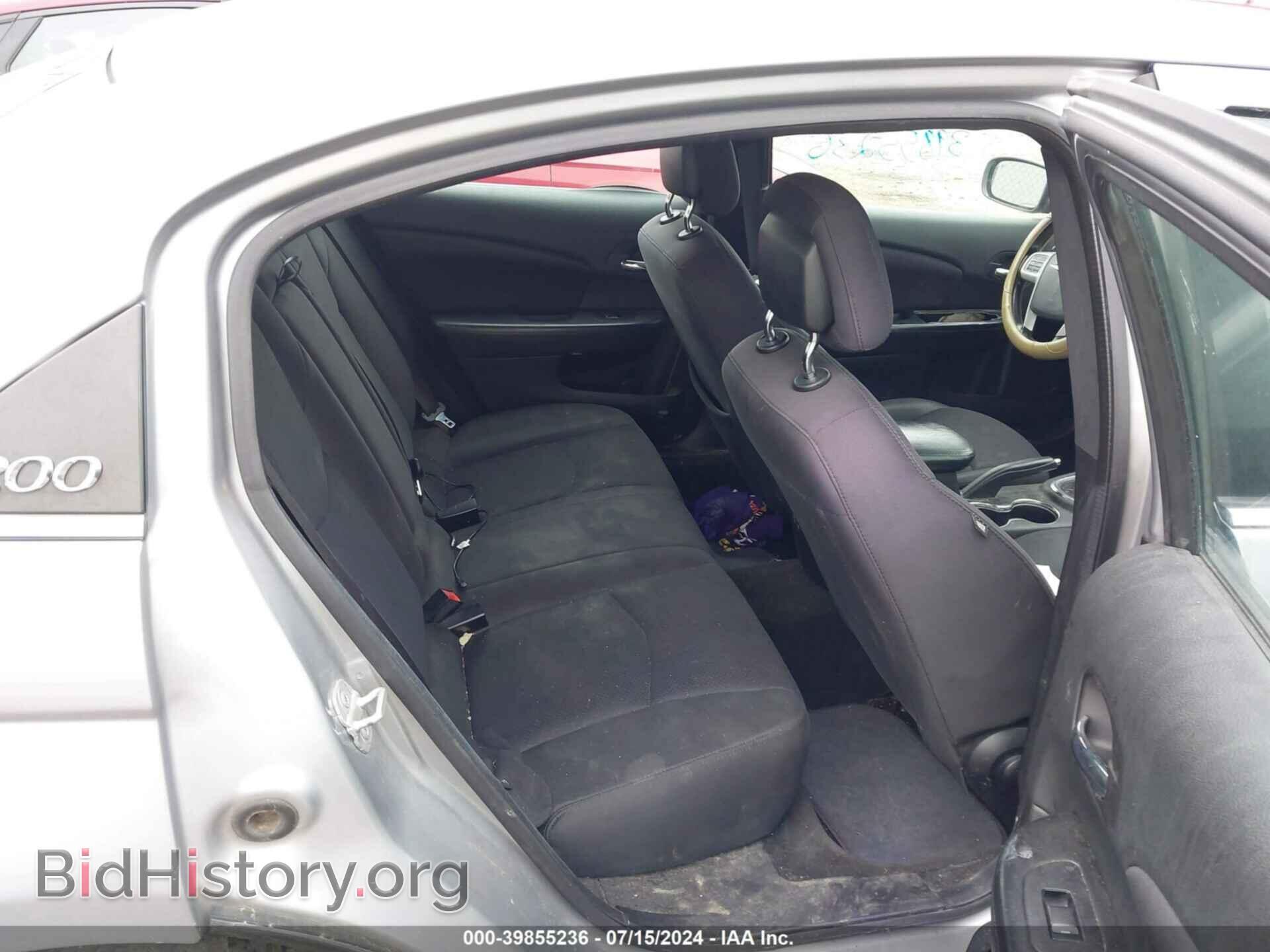 2013 CHRYSLER 200 - VIN: 1C3CCBBBXDN773019 - Фото 8