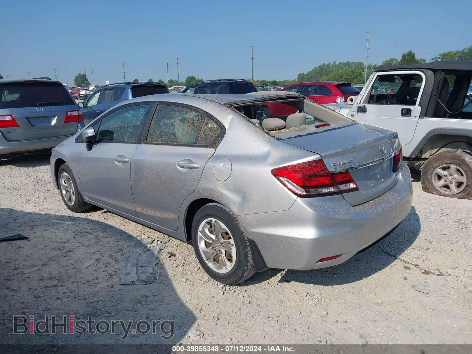 2014 HONDA CIVIC - VIN: 19XFB2F58EE022538 - Фото 3