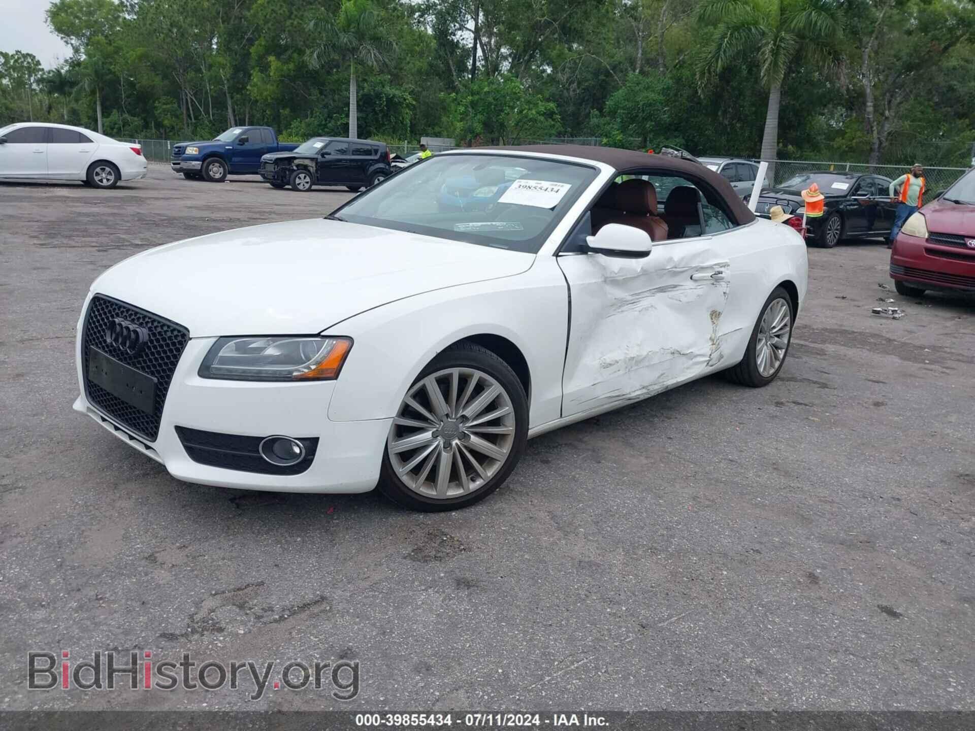 2011 AUDI A5 - VIN: WAULFAFH8BN007280 - Фото 2