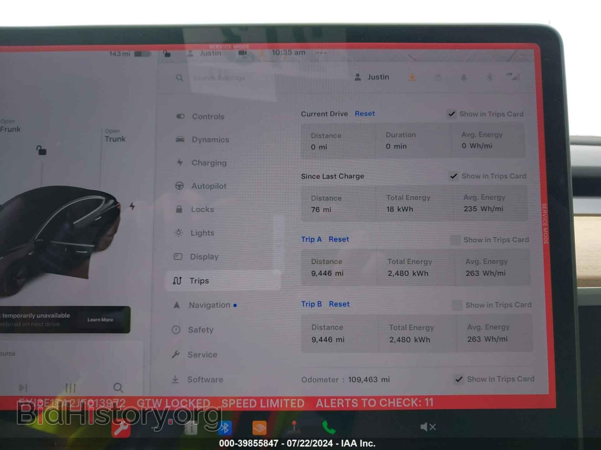 2018 TESLA MODEL 3 - VIN: 5YJ3E1EA2JF013972 - Фото 7