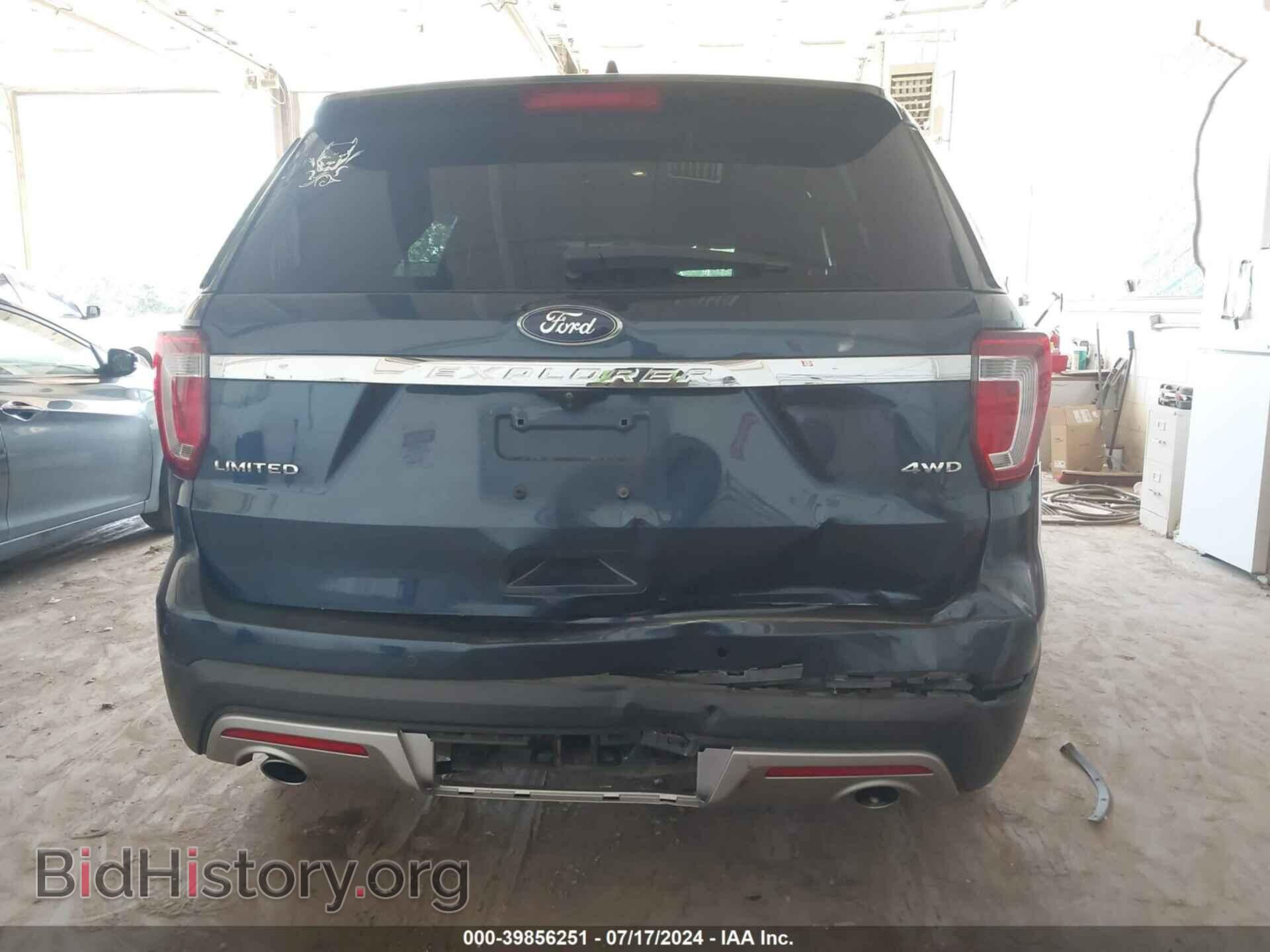 2017 FORD EXPLORER - VIN: 1FM5K8F84HGD89025 - Фото 6