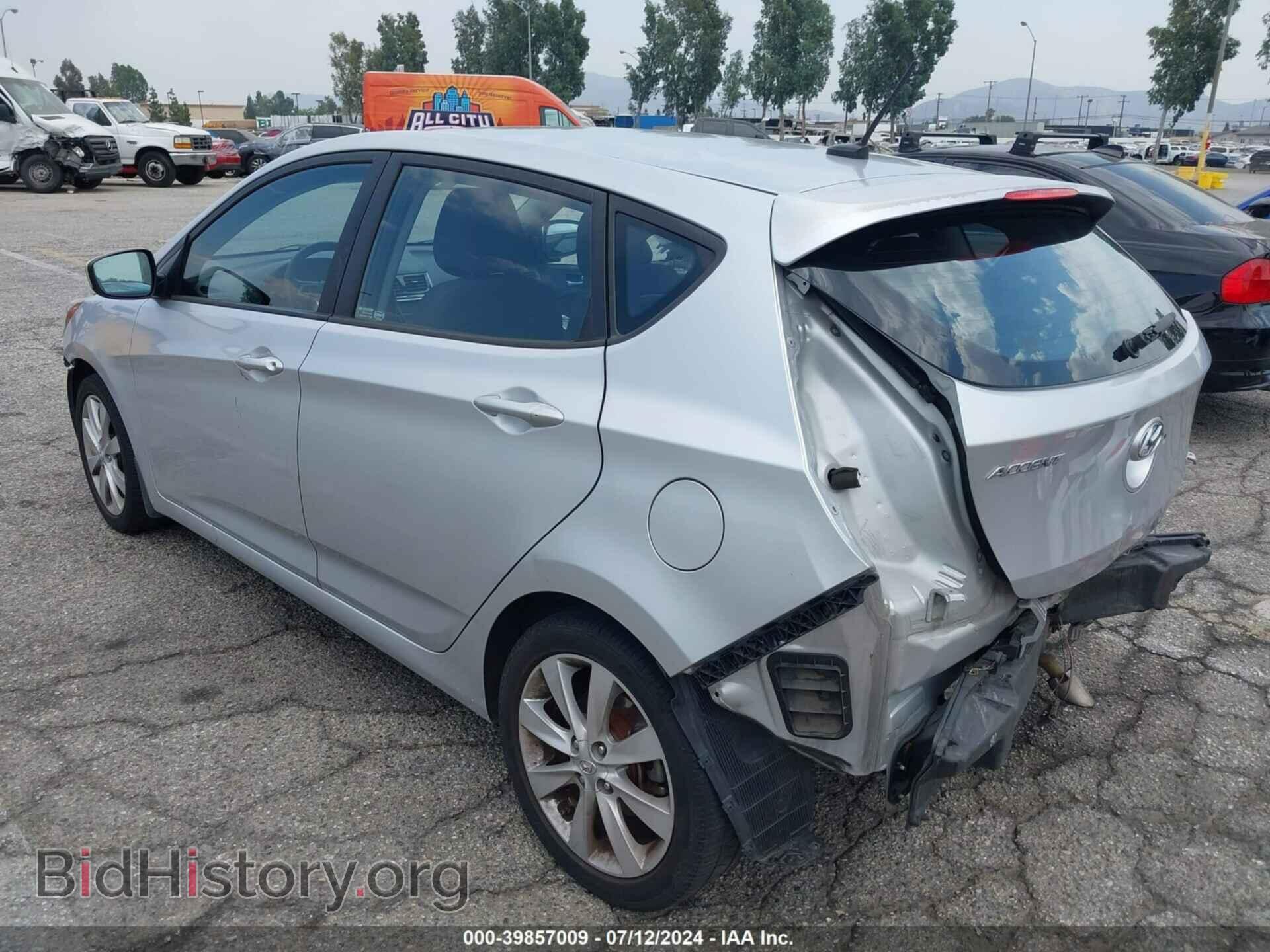 2012 HYUNDAI ACCENT - VIN: KMHCU5AE0CU052181 - Фото 3