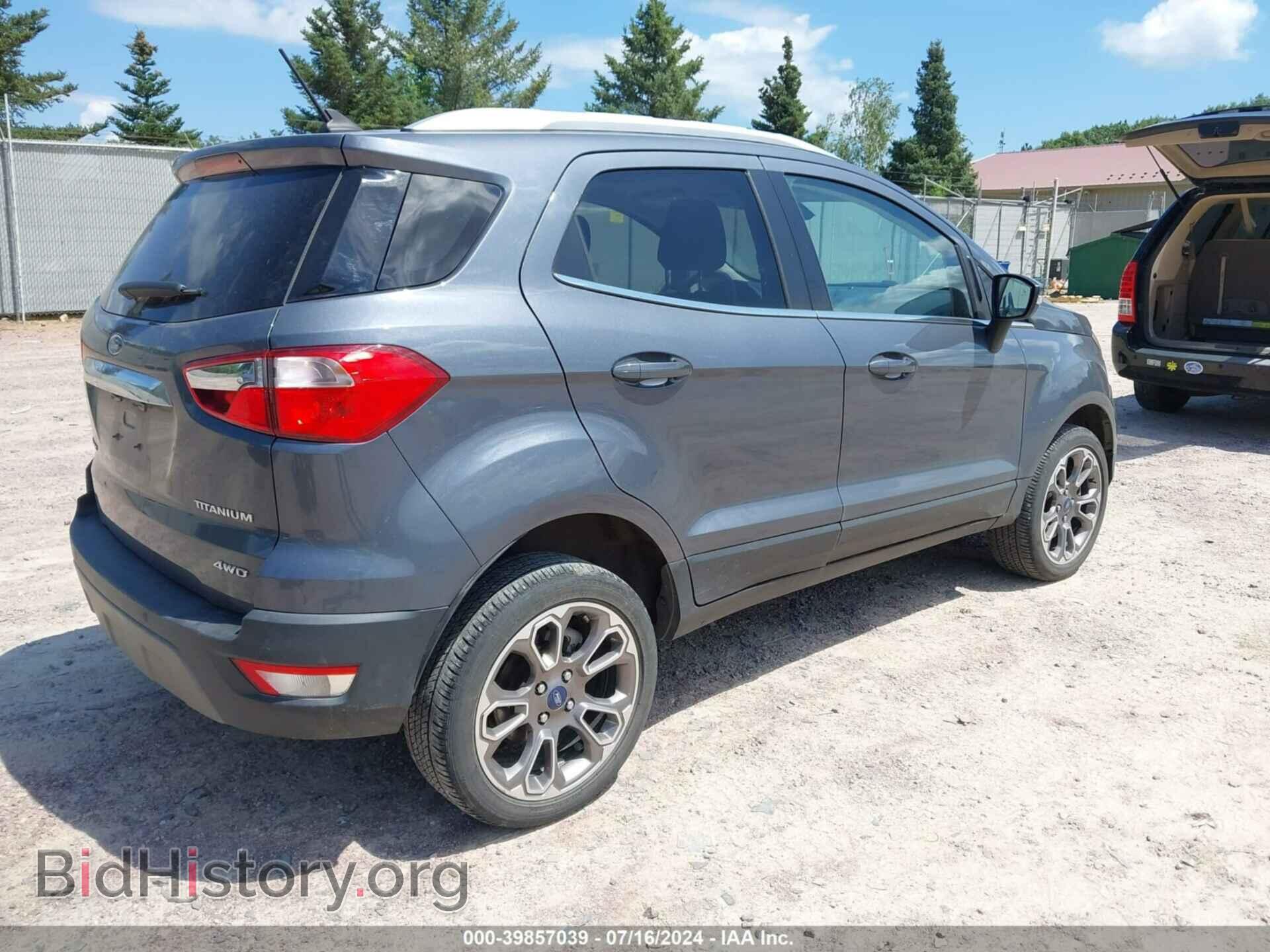2019 FORD ECOSPORT - VIN: MAJ6S3KL1KC267944 - Фото 4