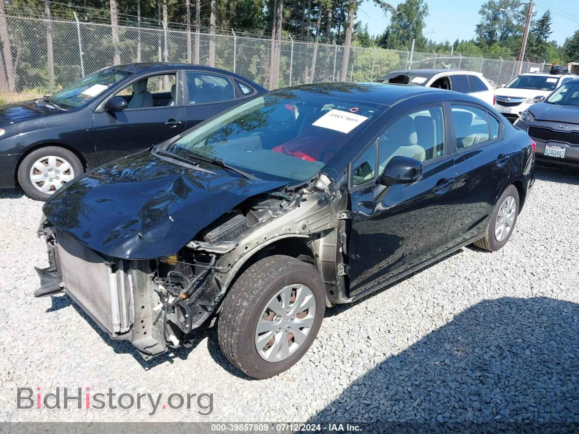 2012 HONDA CIVIC - VIN: 19XFB2F59CE077657 - Photo 2