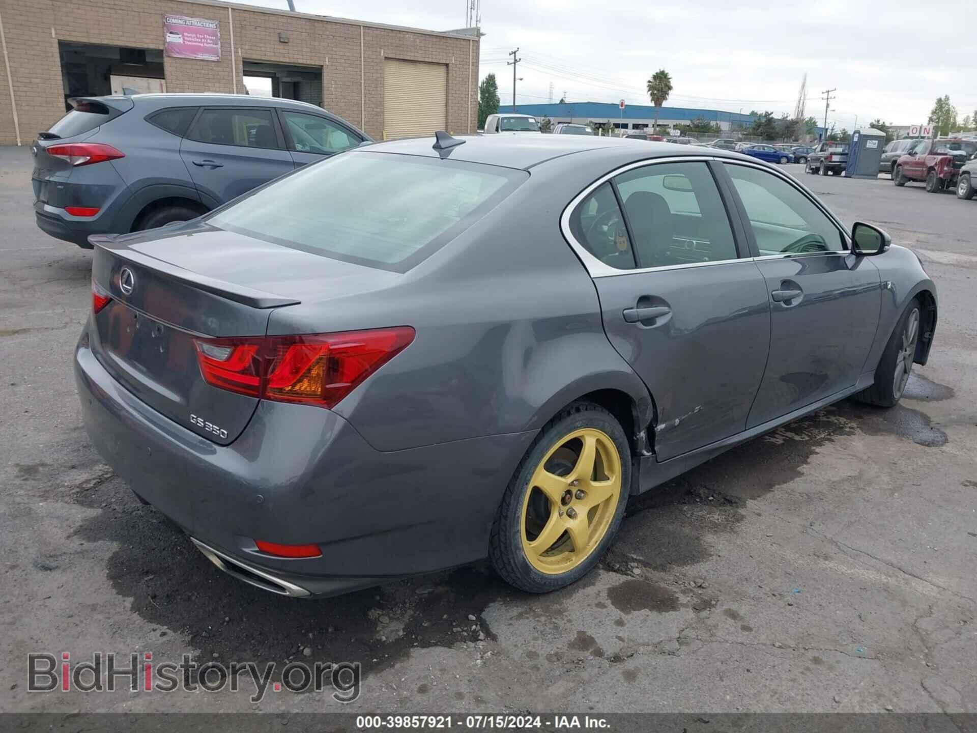 2013 LEXUS GS 350 - VIN: JTHBE1BL4D5003627 - Фото 4