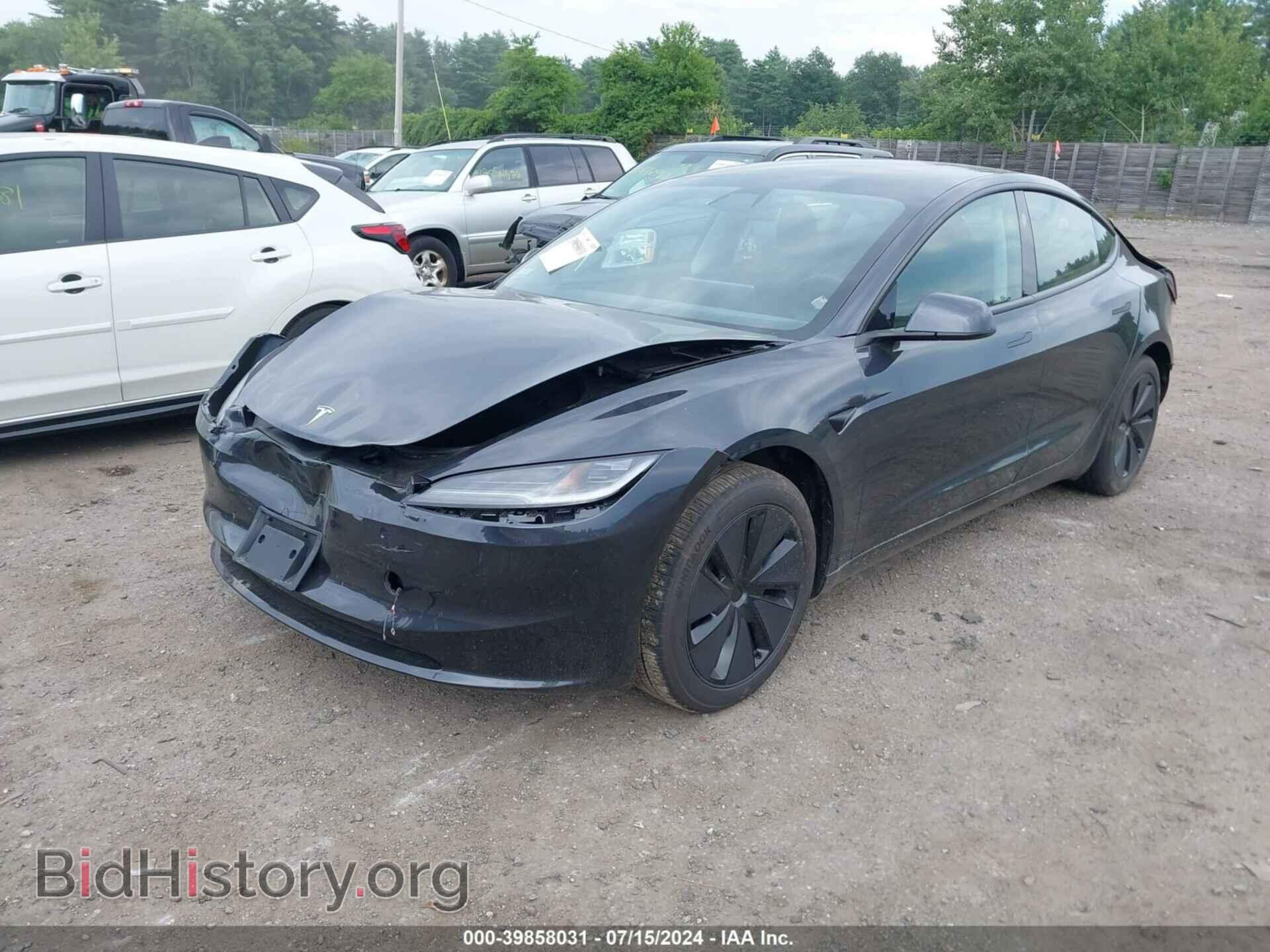 2024 TESLA MODEL 3 - VIN: 5YJ3E1EA2RF747328 - Фото 2