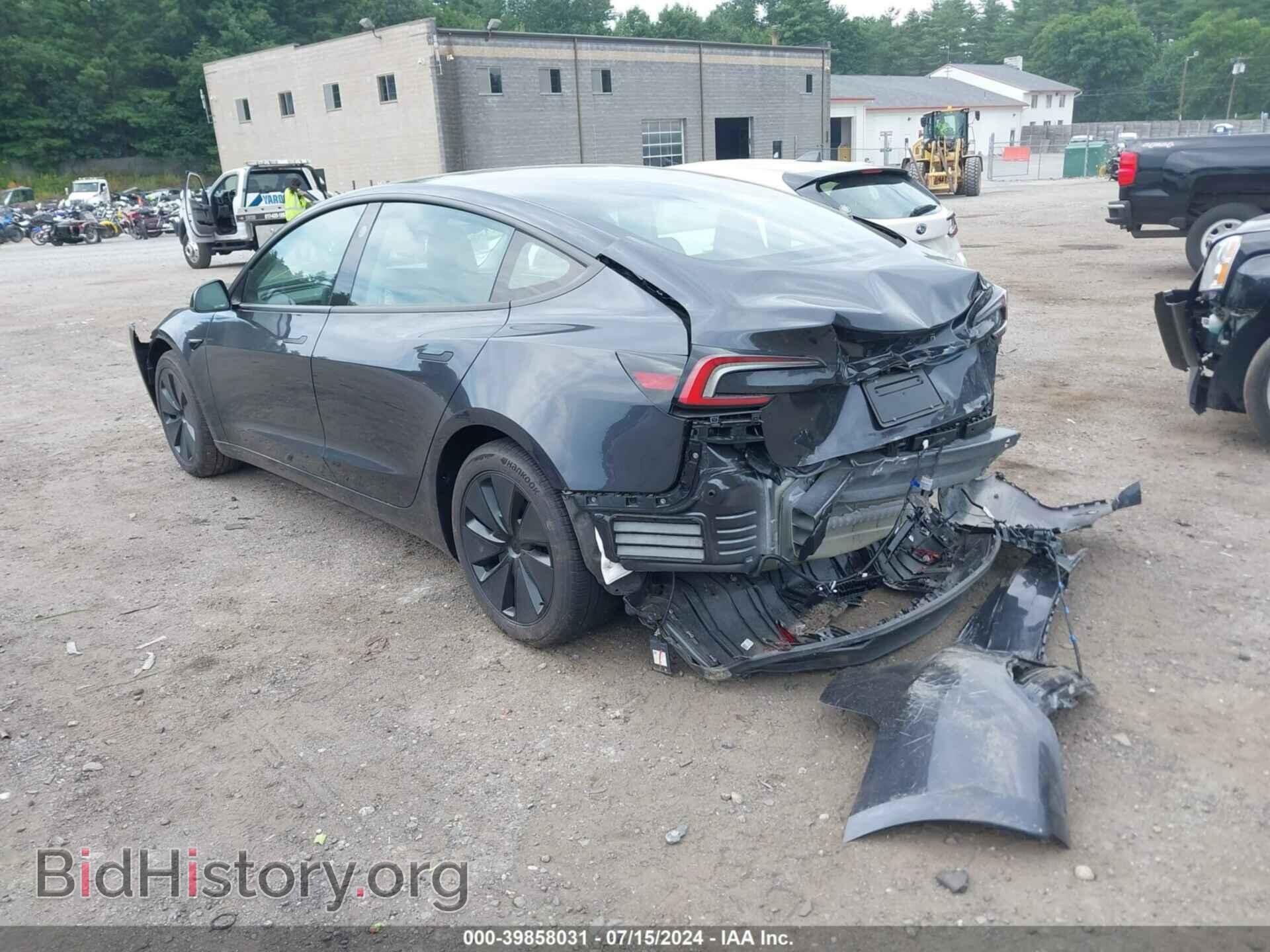 2024 TESLA MODEL 3 - VIN: 5YJ3E1EA2RF747328 - Фото 3