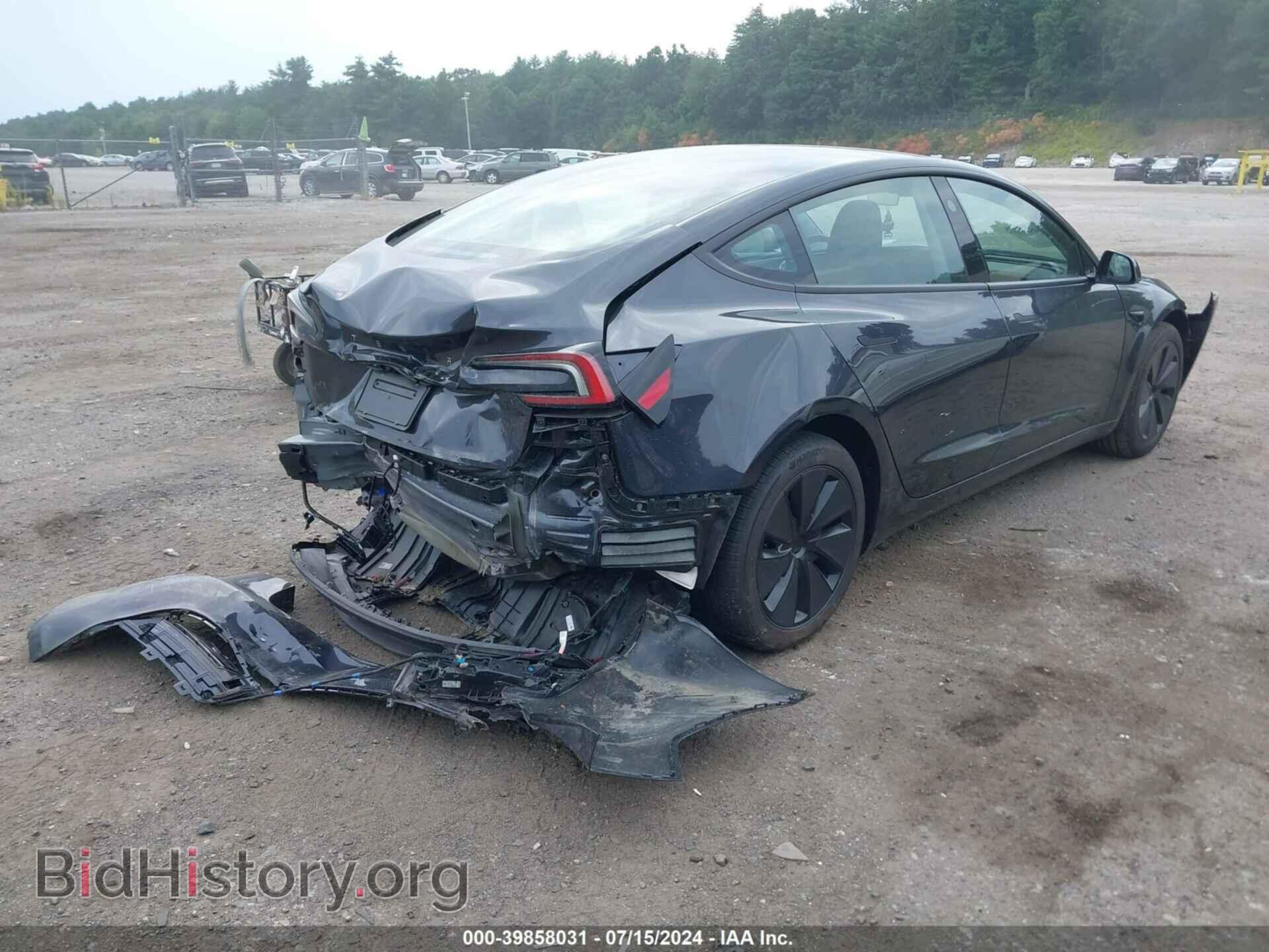 2024 TESLA MODEL 3 - VIN: 5YJ3E1EA2RF747328 - Фото 4