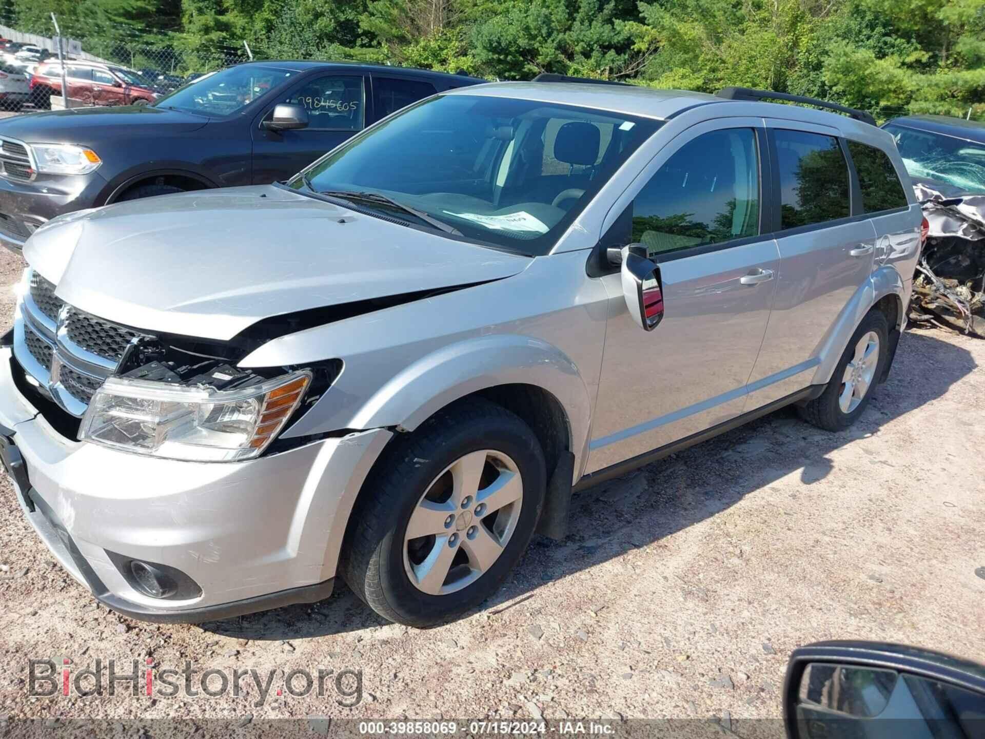 2012 DODGE JOURNEY - VIN: 3C4PDDBG8CT224645 - Фото 2