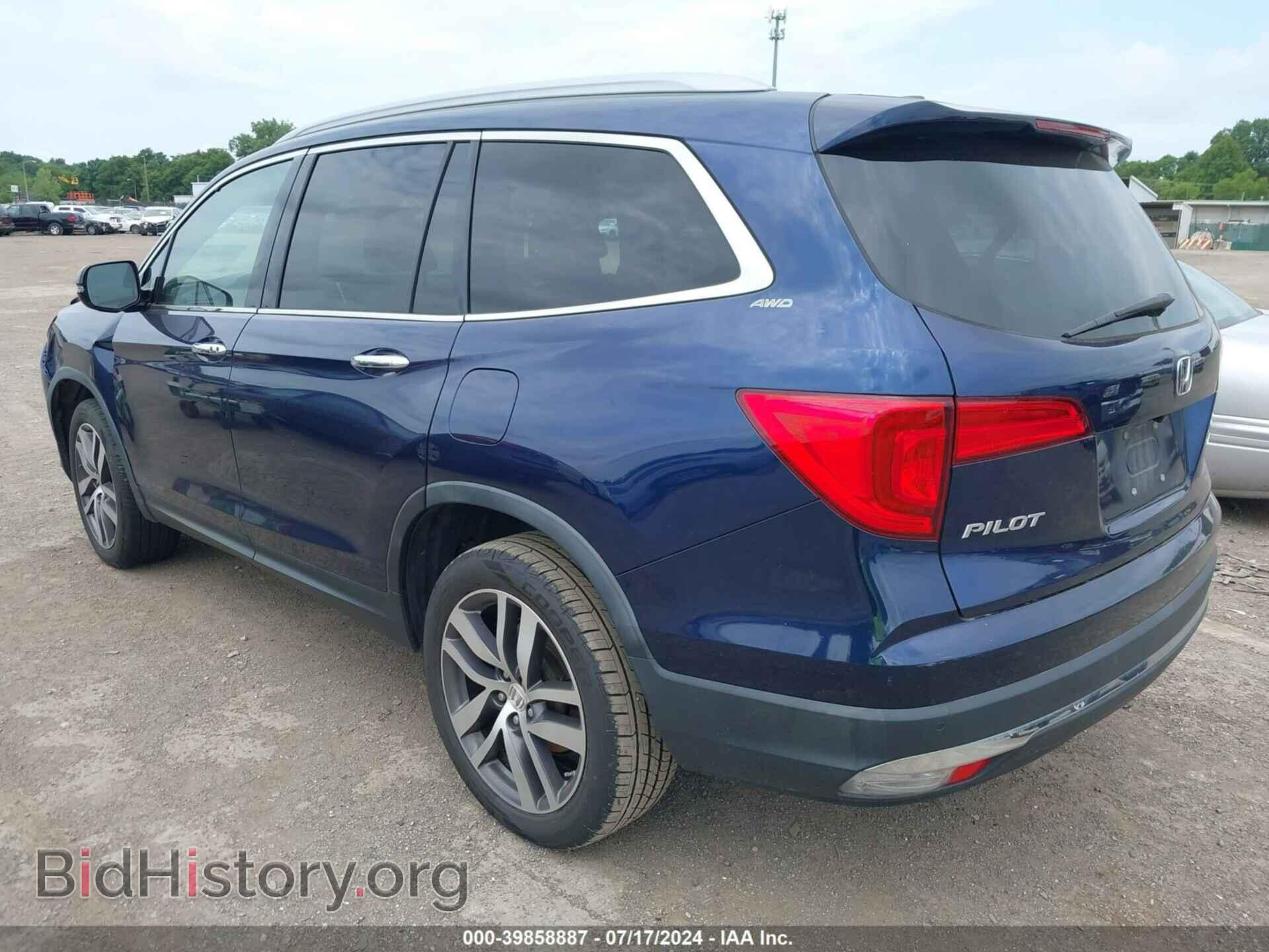 2016 HONDA PILOT - VIN: 5FNYF6H95GB100257 - Фото 3