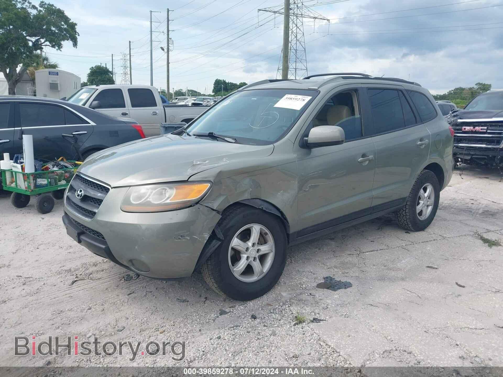 2007 HYUNDAI SANTA FE - VIN: 5NMSG13DX7H094651 - Фото 2