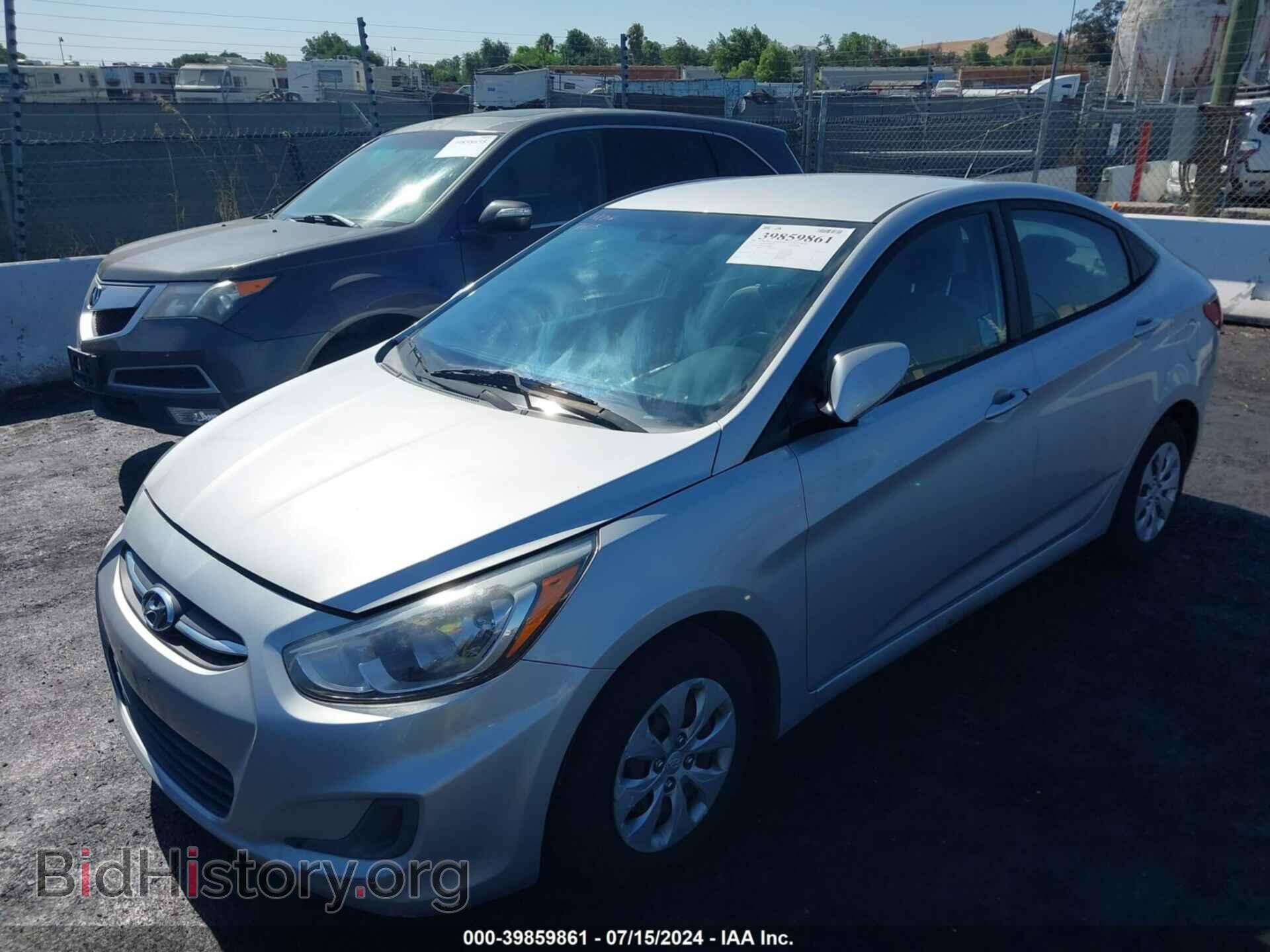 2016 HYUNDAI ACCENT - VIN: KMHCT4AE6GU960007 - Фото 2