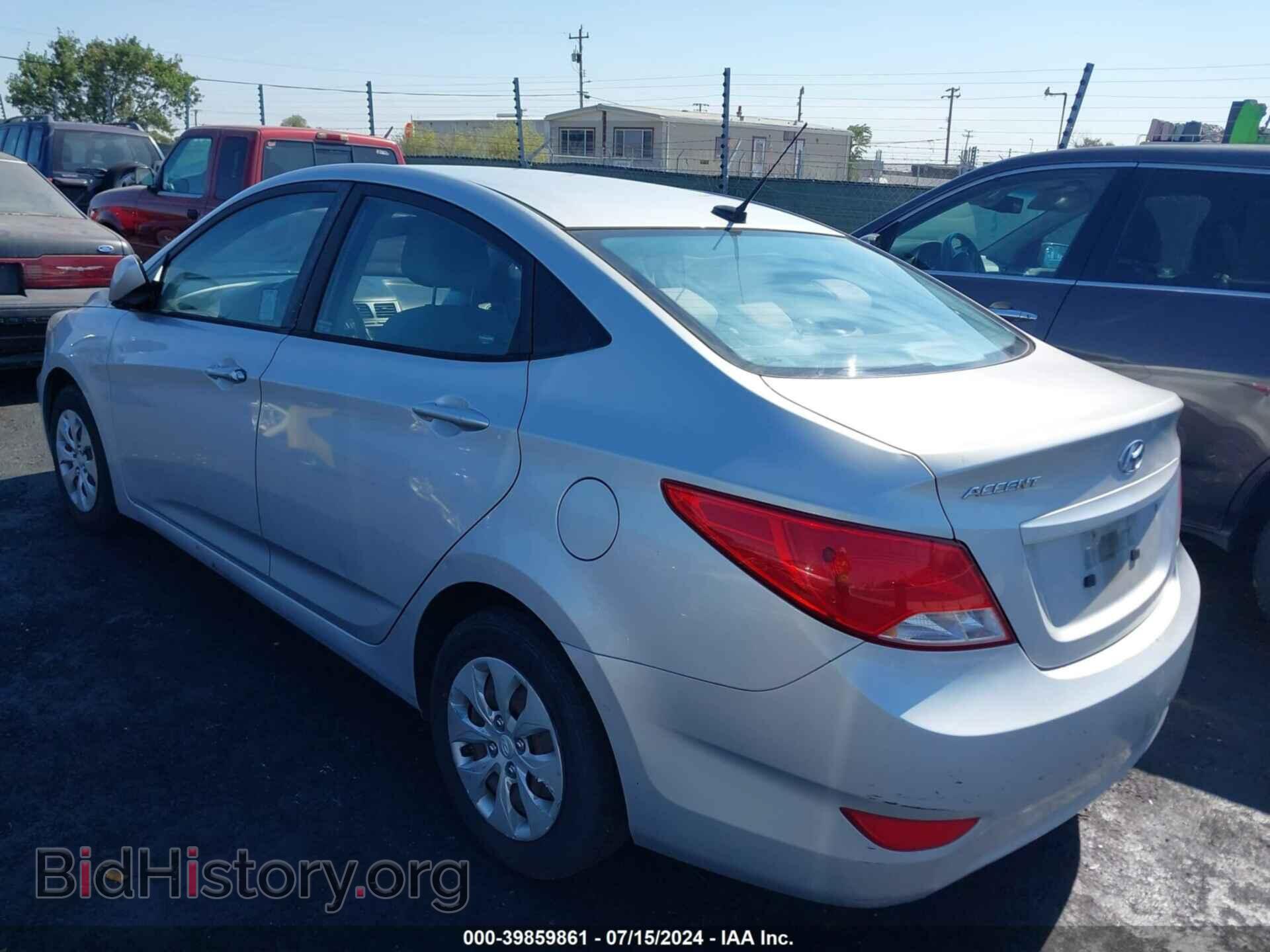 2016 HYUNDAI ACCENT - VIN: KMHCT4AE6GU960007 - Фото 3
