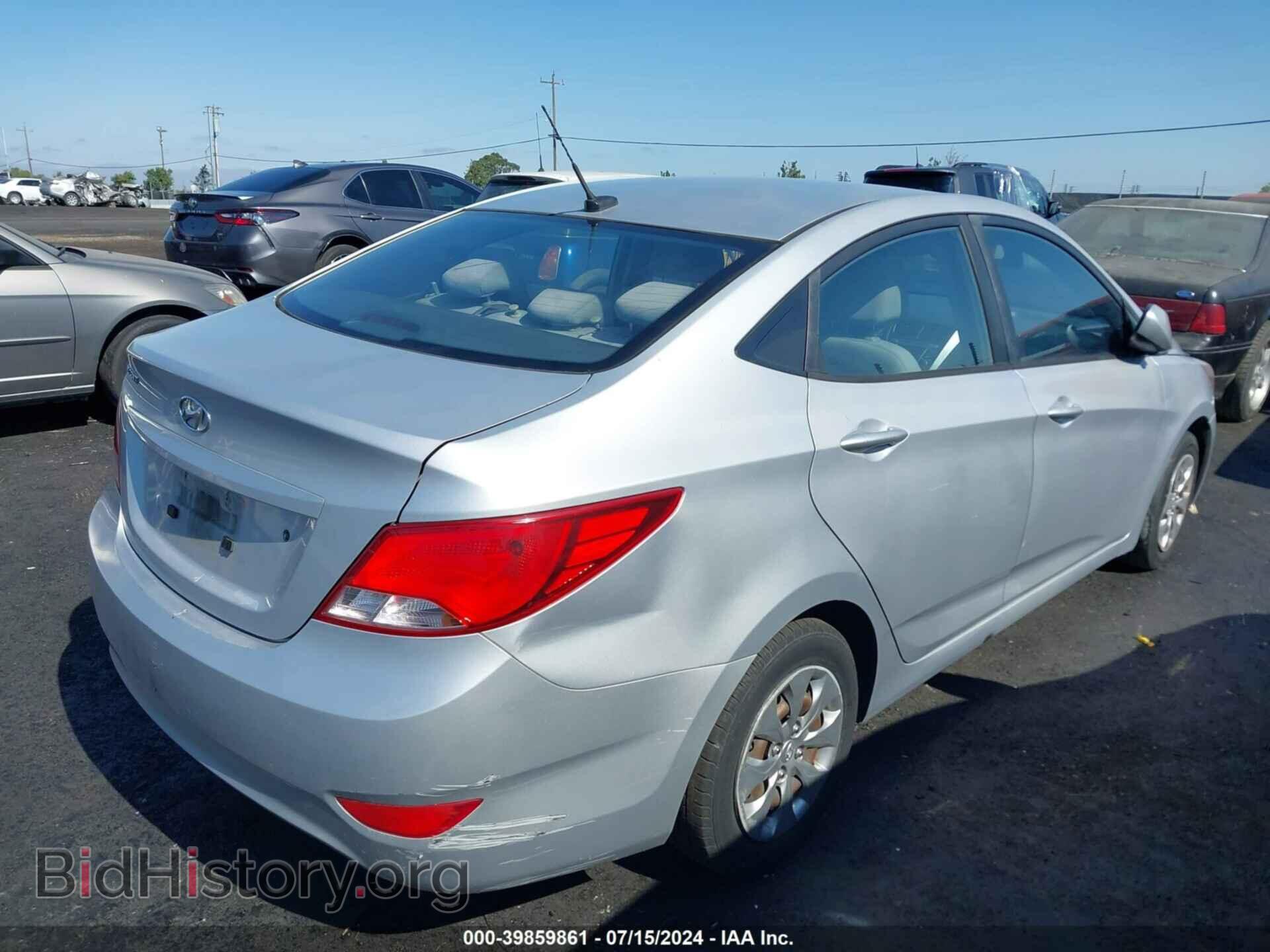 2016 HYUNDAI ACCENT - VIN: KMHCT4AE6GU960007 - Фото 4