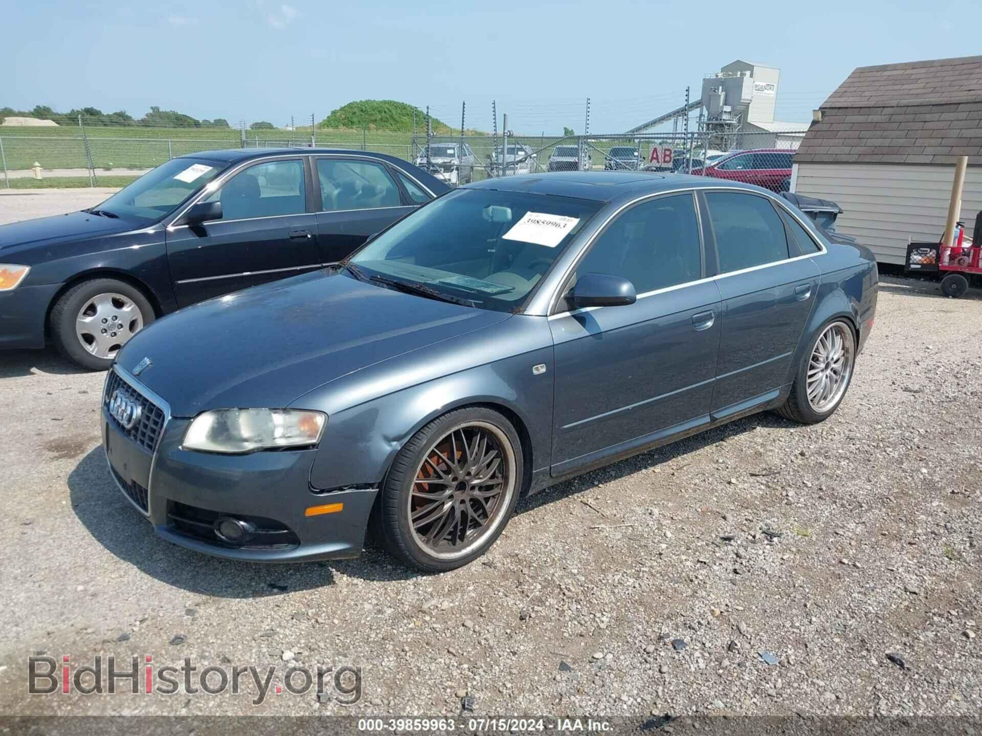 2008 AUDI A4 - VIN: WAUAF78E48A070356 - Фото 2
