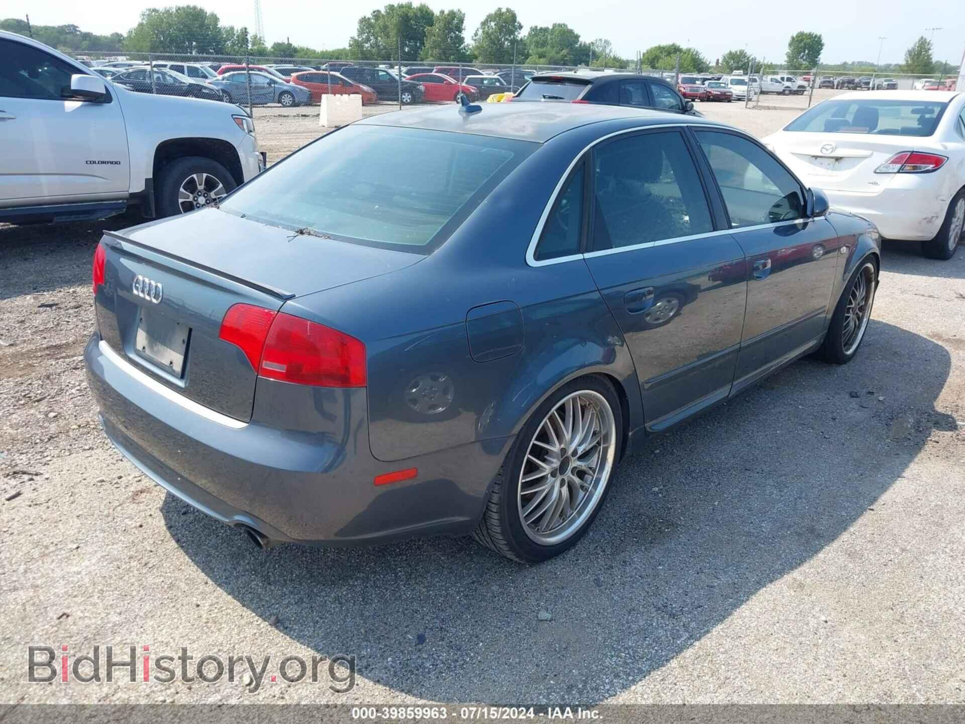2008 AUDI A4 - VIN: WAUAF78E48A070356 - Фото 4