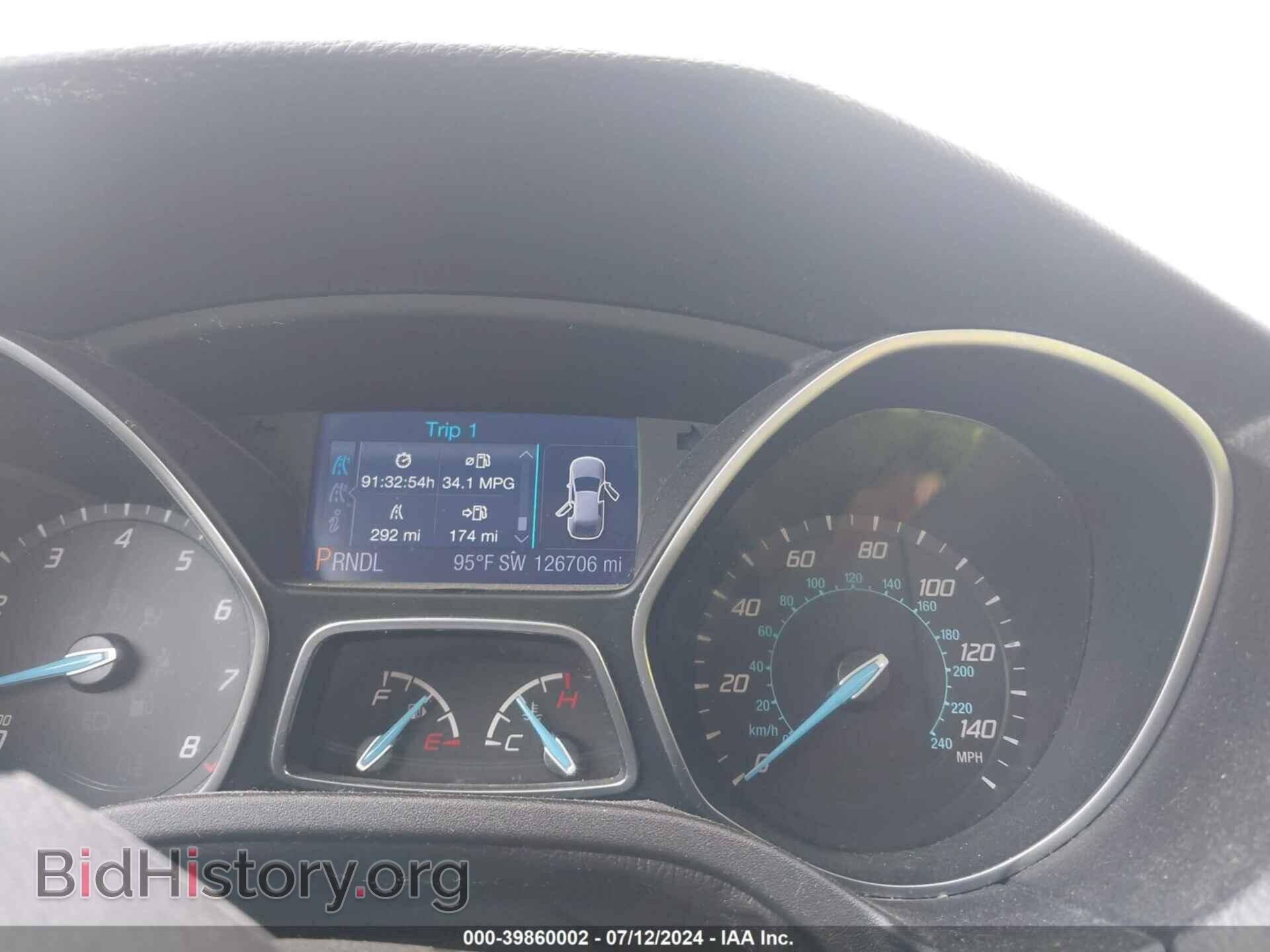 2014 FORD FOCUS - VIN: 1FADP3F27EL106772 - Фото 7