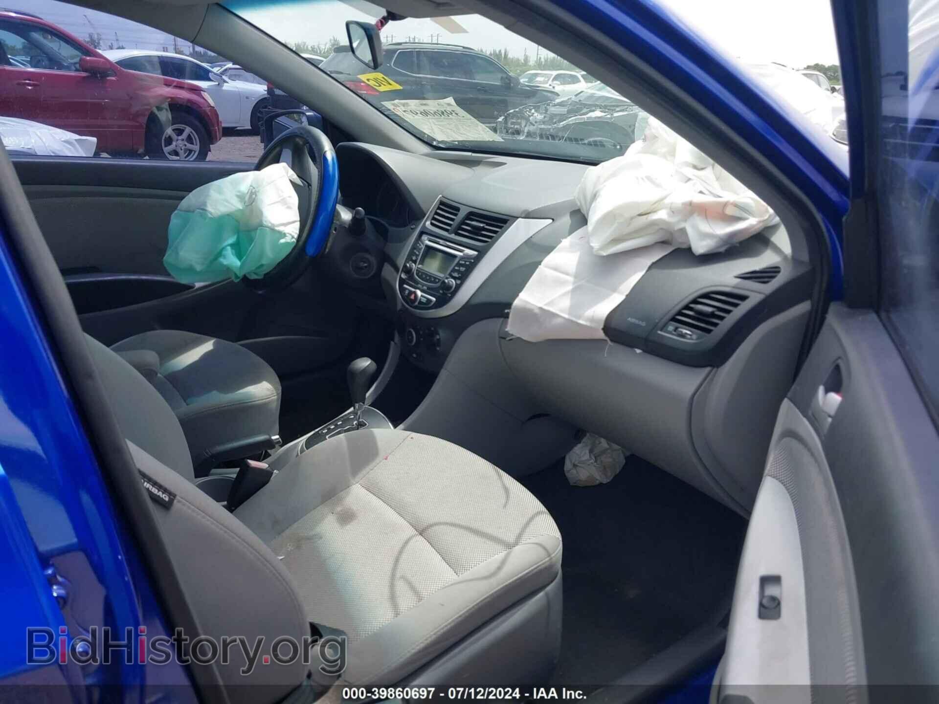 2012 HYUNDAI ACCENT - VIN: KMHCT4AE2CU150609 - Фото 5