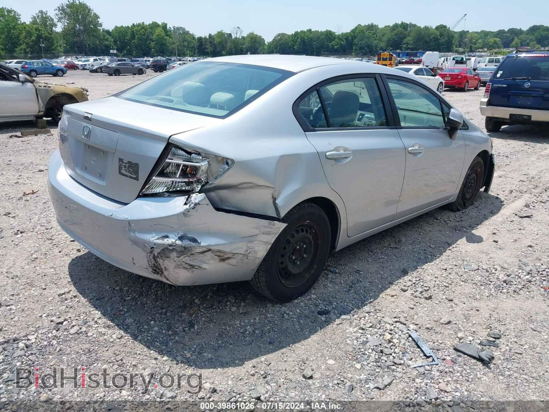 2012 HONDA CIVIC - VIN: 2HGFB2F50CH305292 - Photo 4