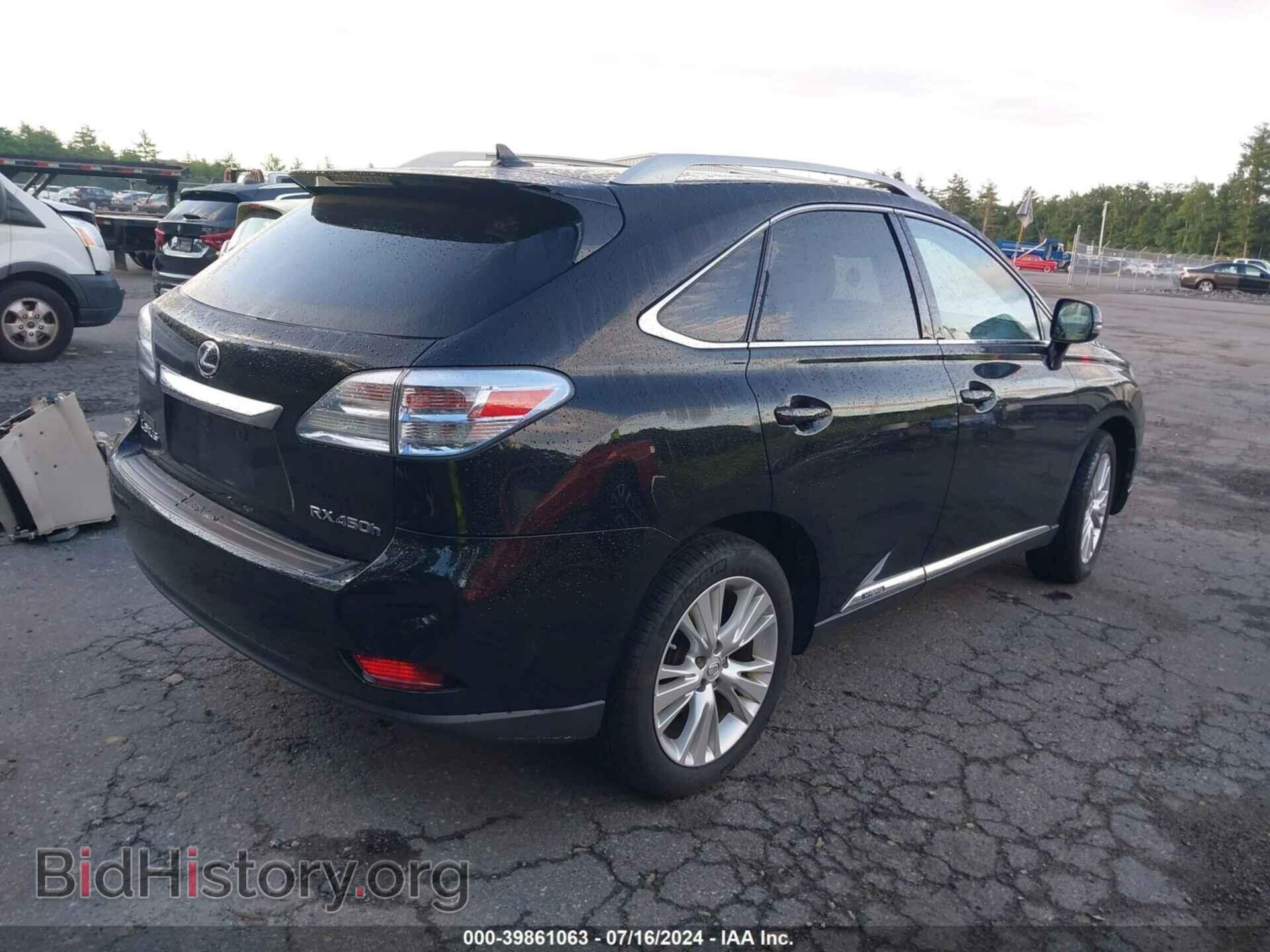 2010 LEXUS RX 450H - VIN: JTJBC1BA5A2004415 - Фото 4