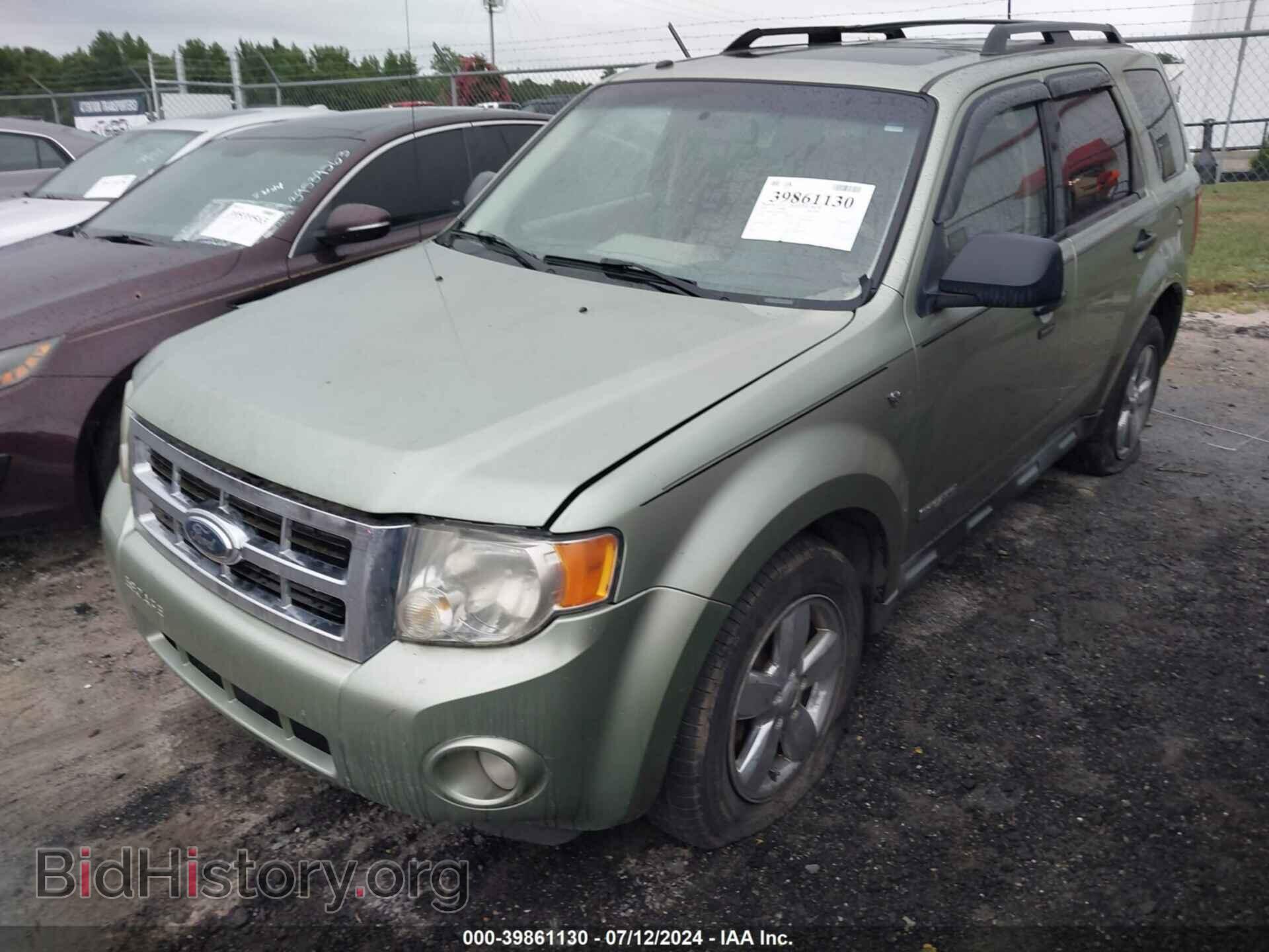 2008 FORD ESCAPE - VIN: 1FMCU031X8KC82746 - Фото 2