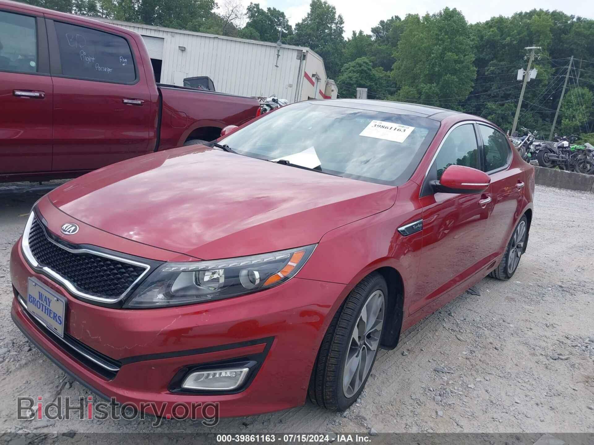 2014 KIA OPTIMA - VIN: 5XXGR4A67EG333882 - Фото 2