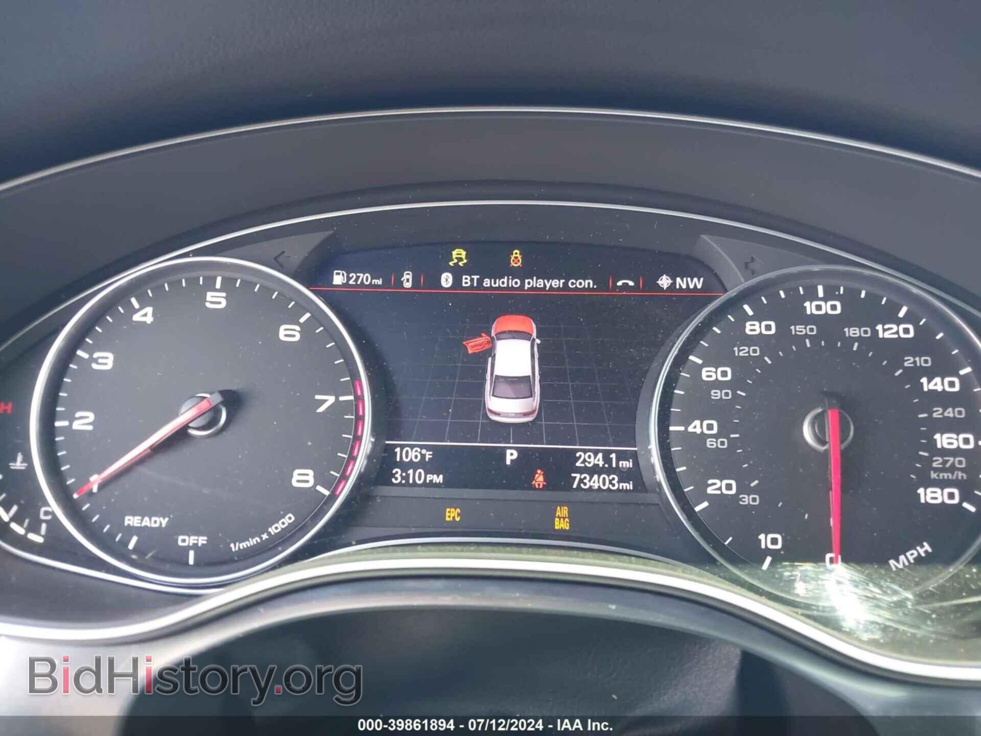 2016 AUDI A6 - VIN: WAUGFAFC5GN183099 - Фото 7