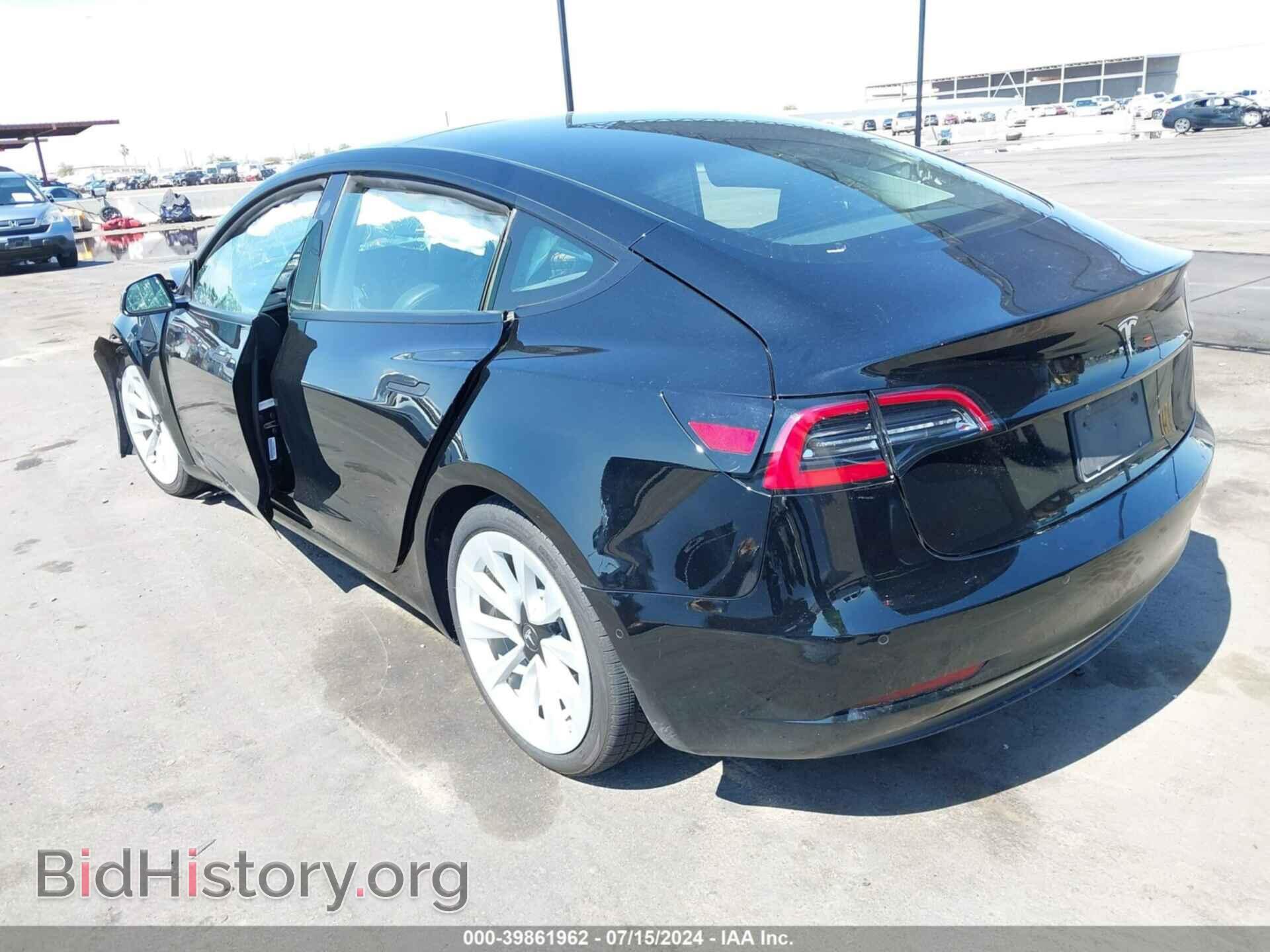 2022 TESLA MODEL 3 - VIN: 5YJ3E1EA3NF291172 - Фото 3
