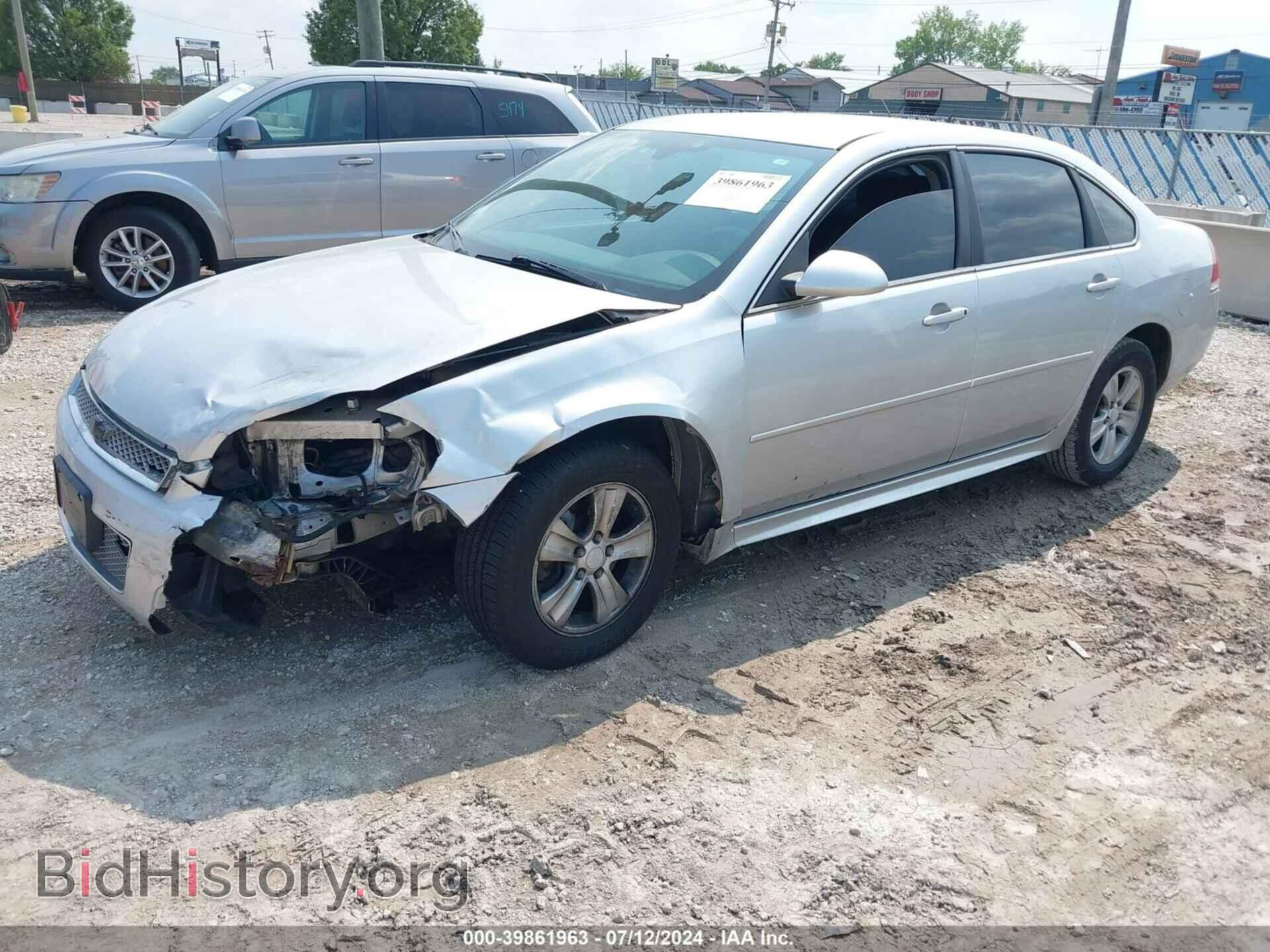 2012 CHEVROLET IMPALA - VIN: 2G1WF5E35C1158263 - Фото 2