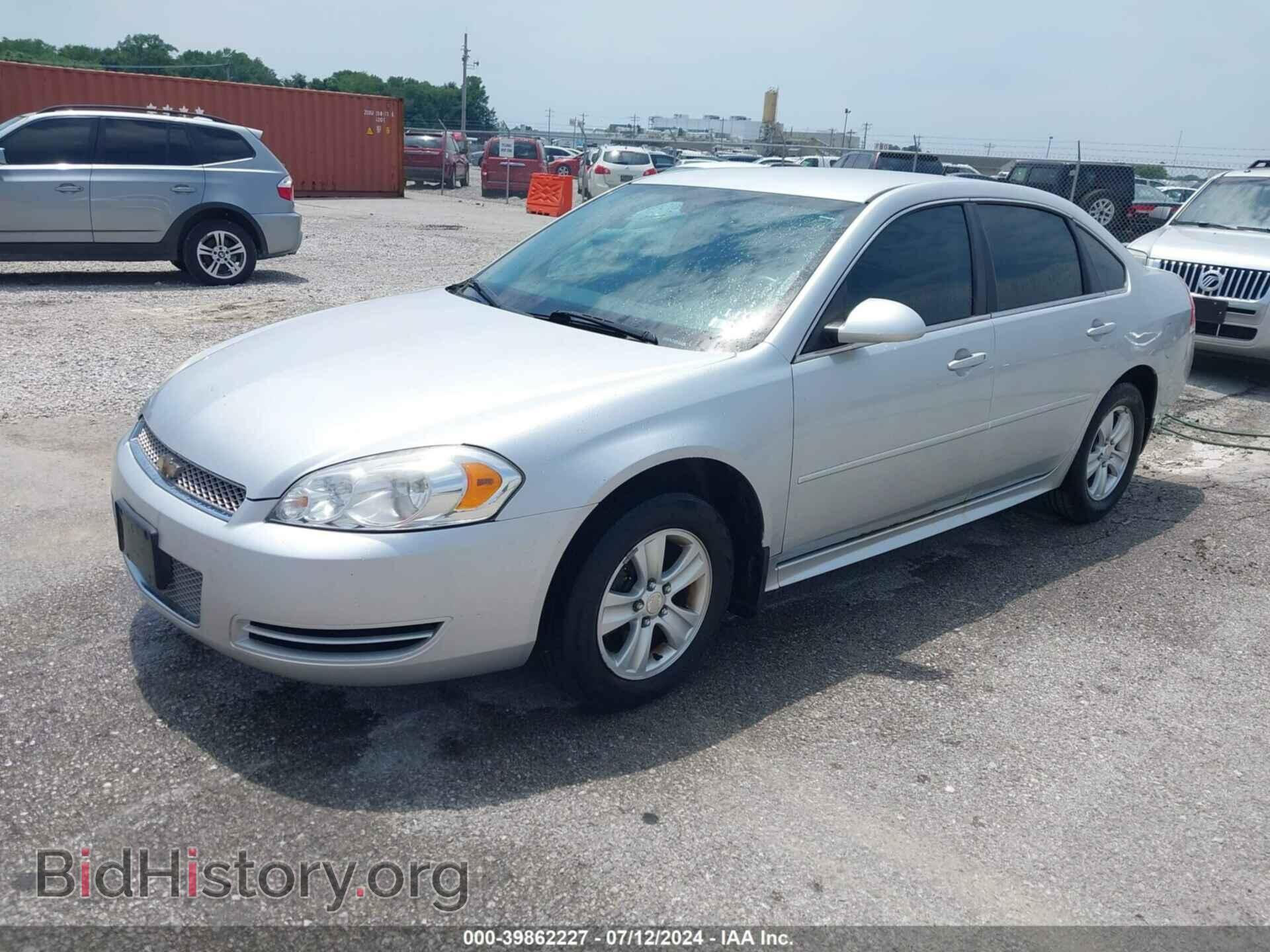 2012 CHEVROLET IMPALA - VIN: 2G1WF5E39C1129896 - Фото 2