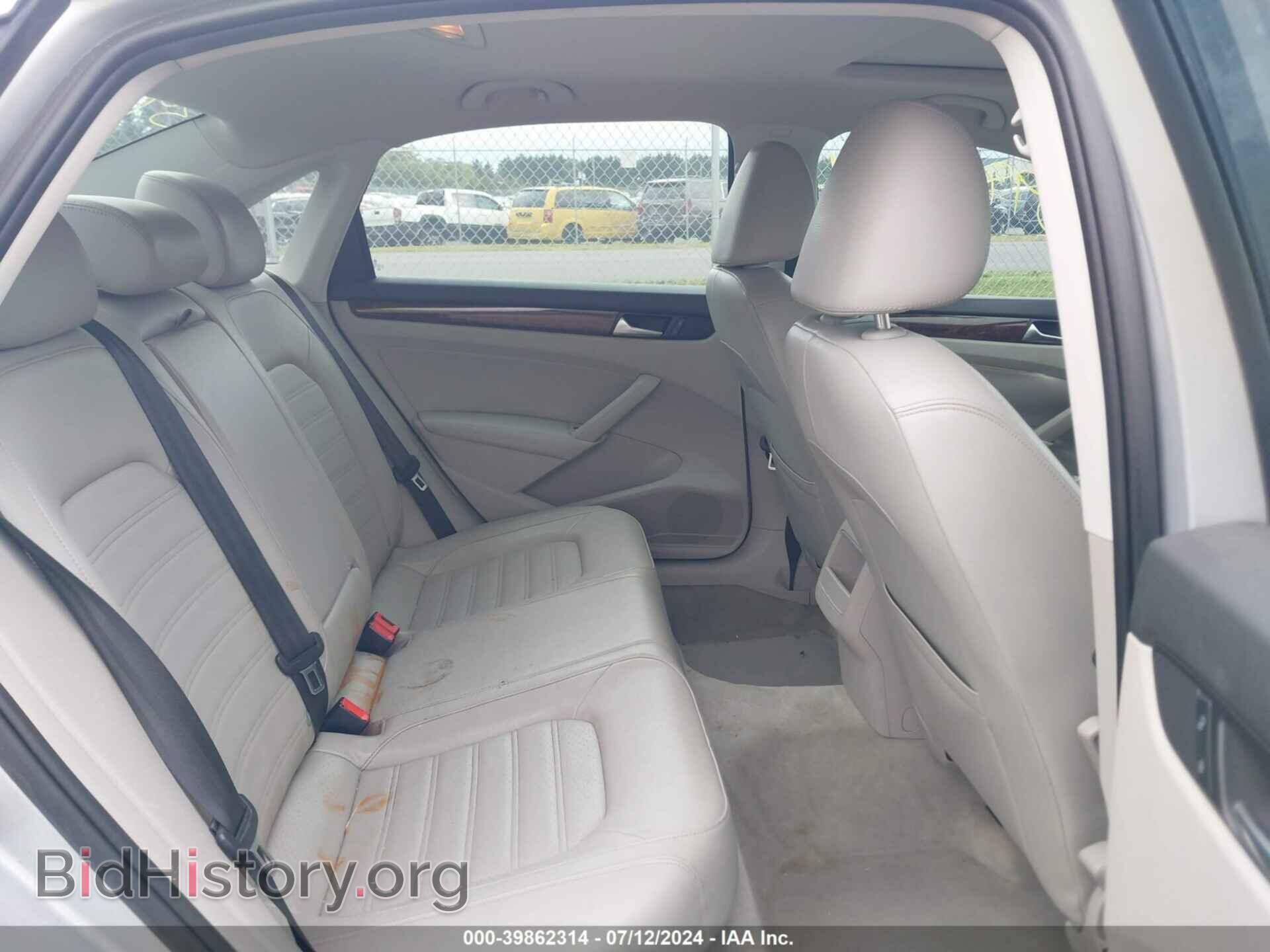 2012 VOLKSWAGEN PASSAT - VIN: 1VWCH7A35CC029520 - Фото 8