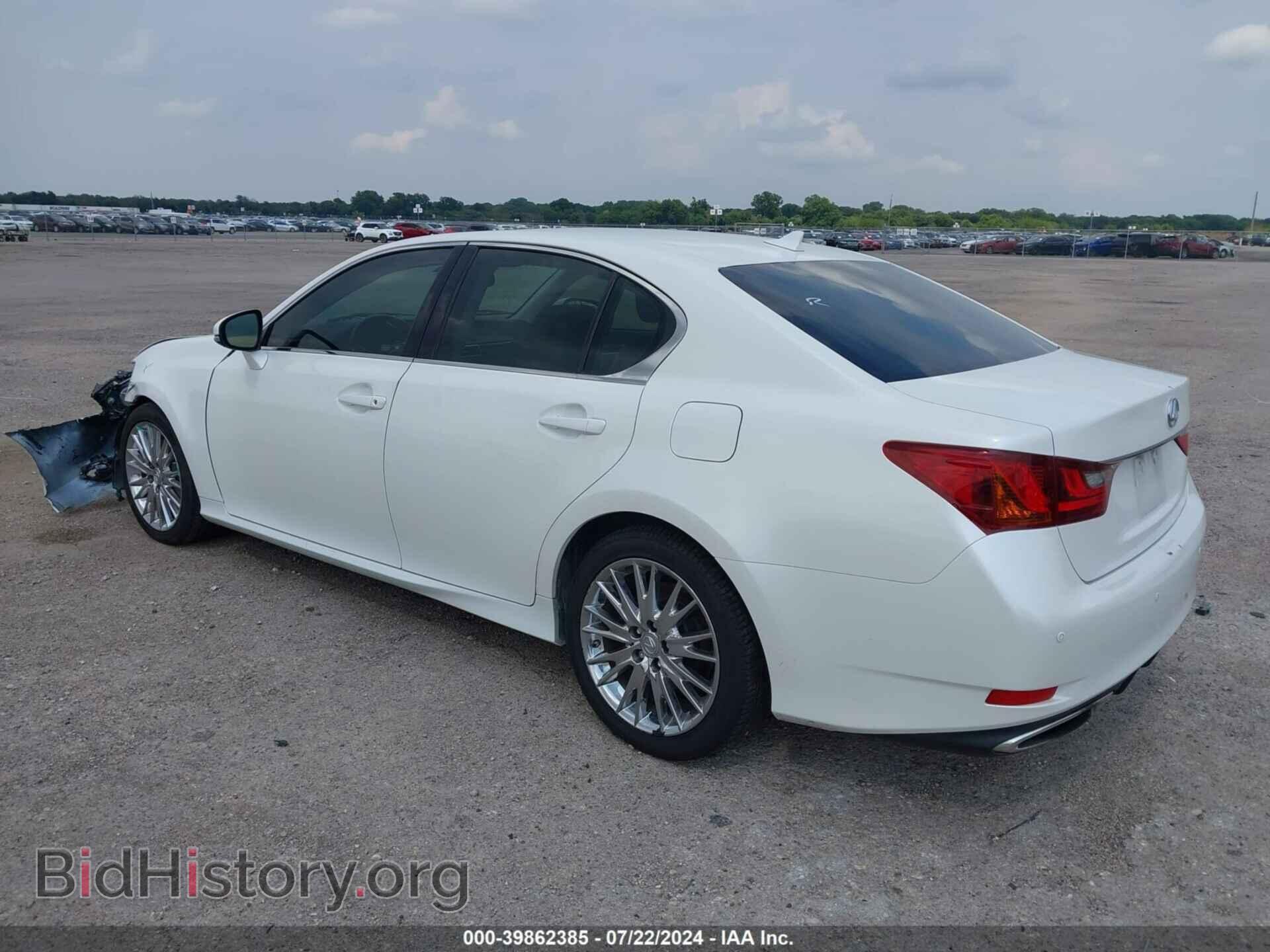 2013 LEXUS GS 350 - VIN: JTHBE1BL2D5019793 - Фото 3