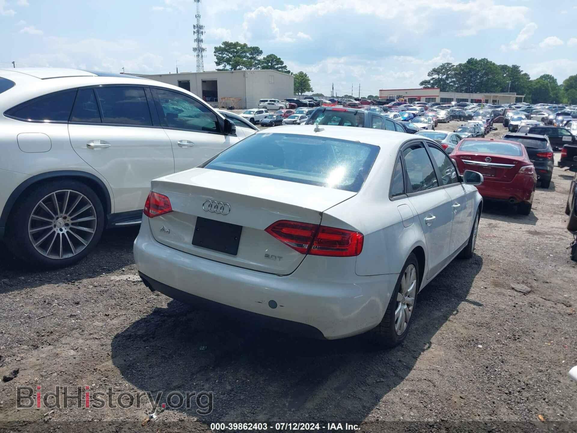 2012 AUDI A4 - VIN: WAUAFAFL4CA120230 - Фото 4