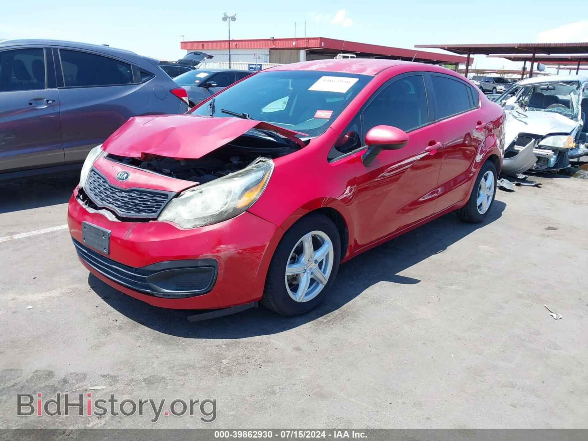 2014 KIA RIO - VIN: KNADM4A32E6414811 - Фото 2