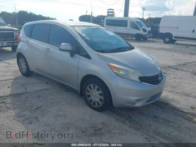 2014 Nissan VERSA NOTE SV, серебристый — VIN 3N1CE2CP3EL356832, IAAI